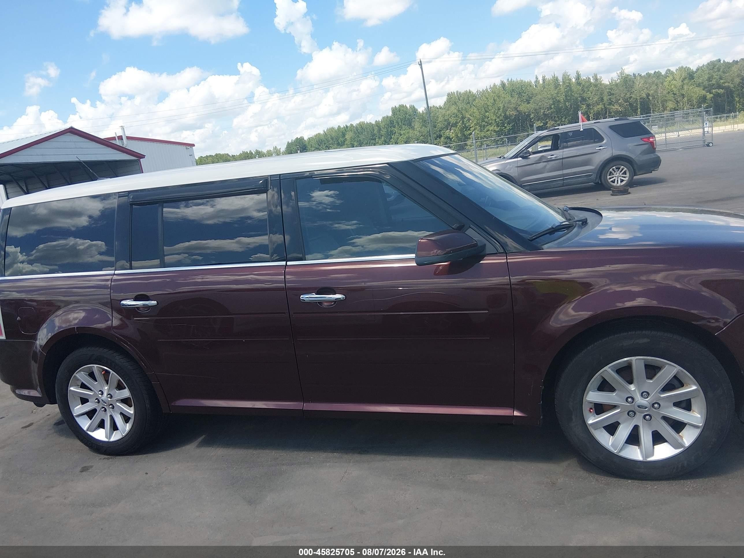 2010 Ford Flex Sel Burgundy vin: 2FMGK5CC7ABA66102