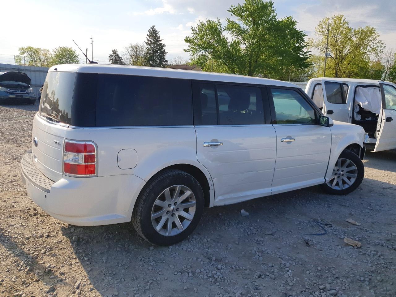 2010 Ford Flex Sel White vin: 2FMGK5CC7ABB36696