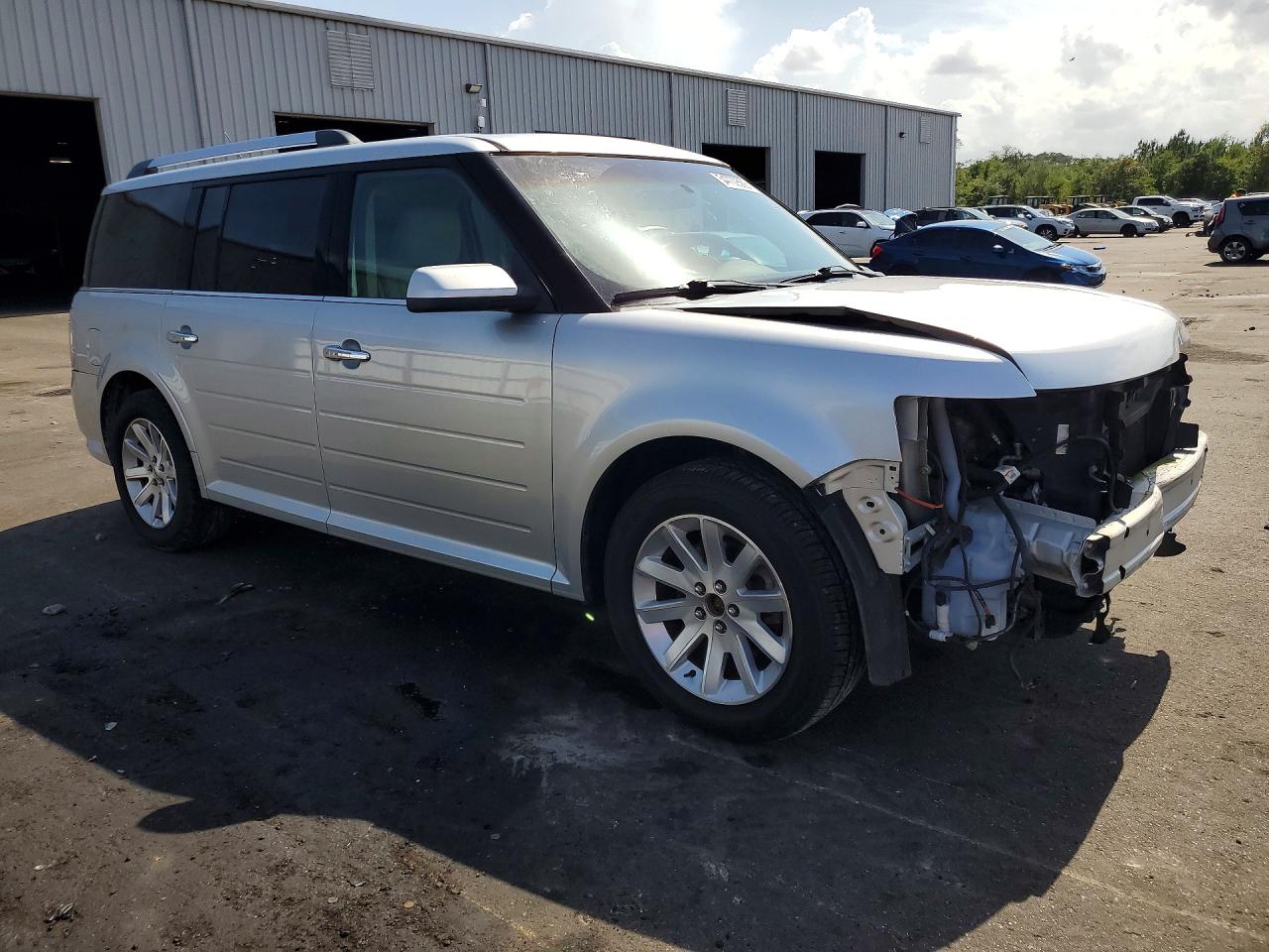 2010 Ford Flex Sel Silver vin: 2FMGK5CC7ABD00562