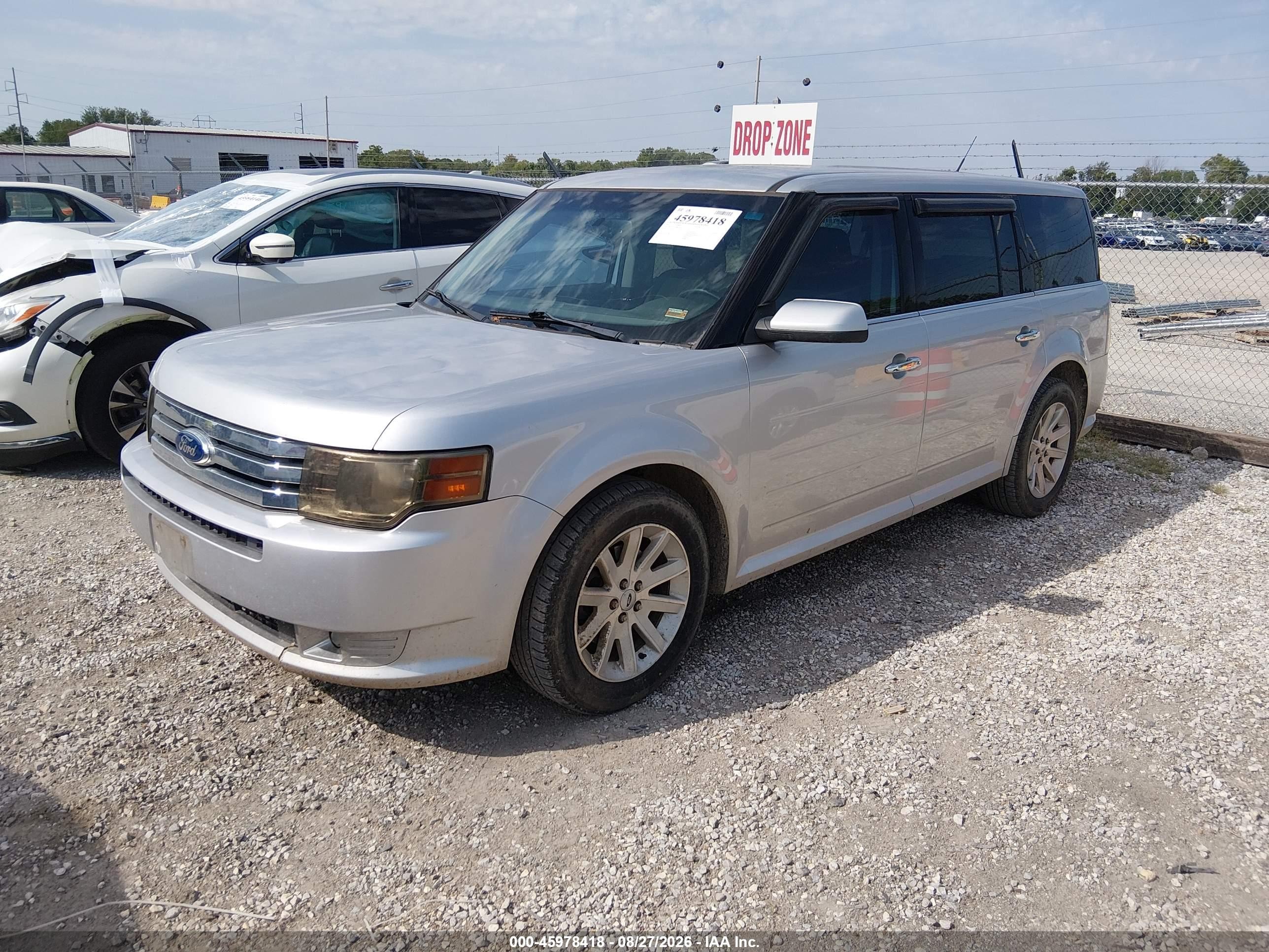 2011 Ford Flex Sel Silver vin: 2FMGK5CC7BBD18352