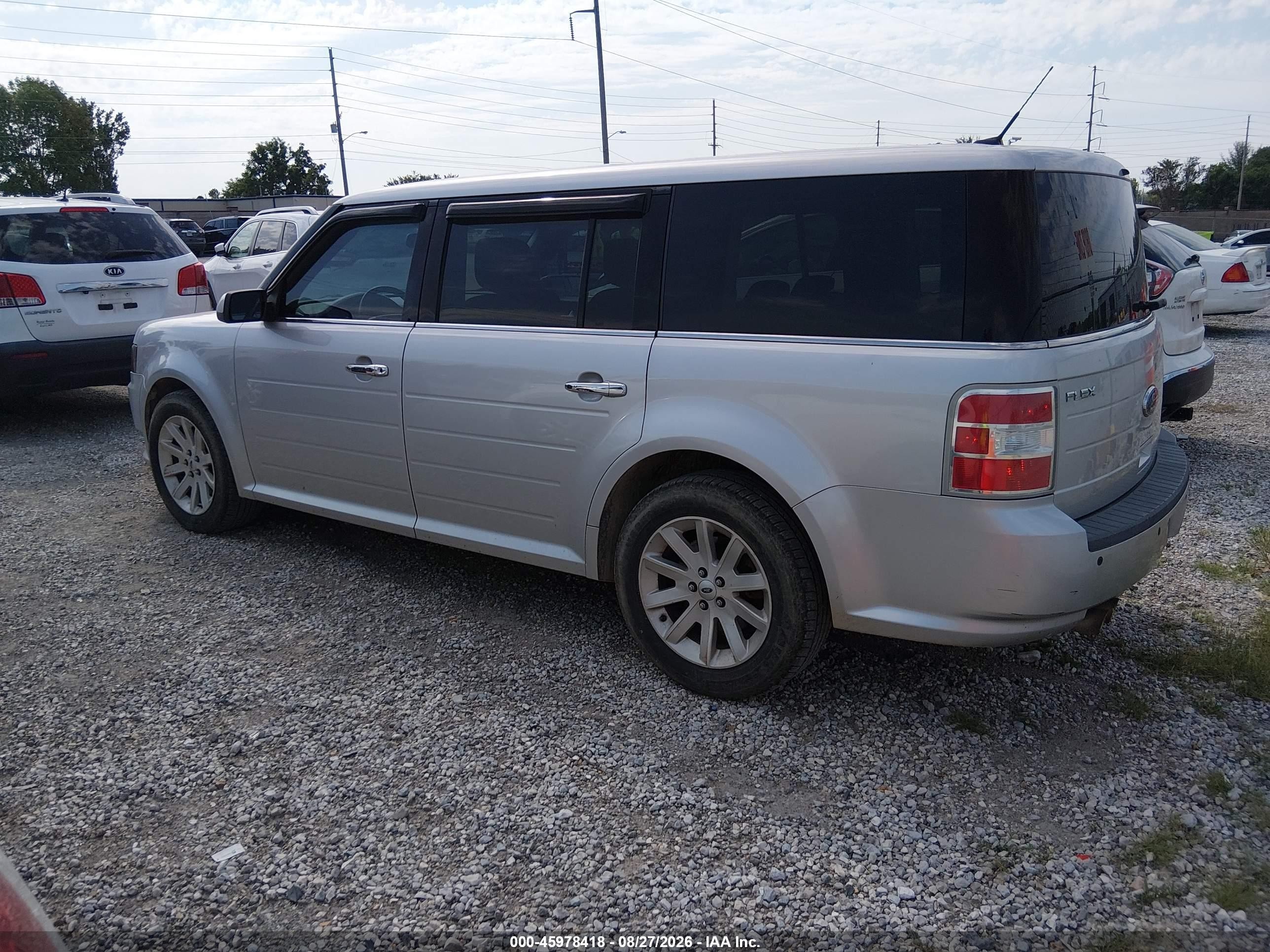 2011 Ford Flex Sel Silver vin: 2FMGK5CC7BBD18352