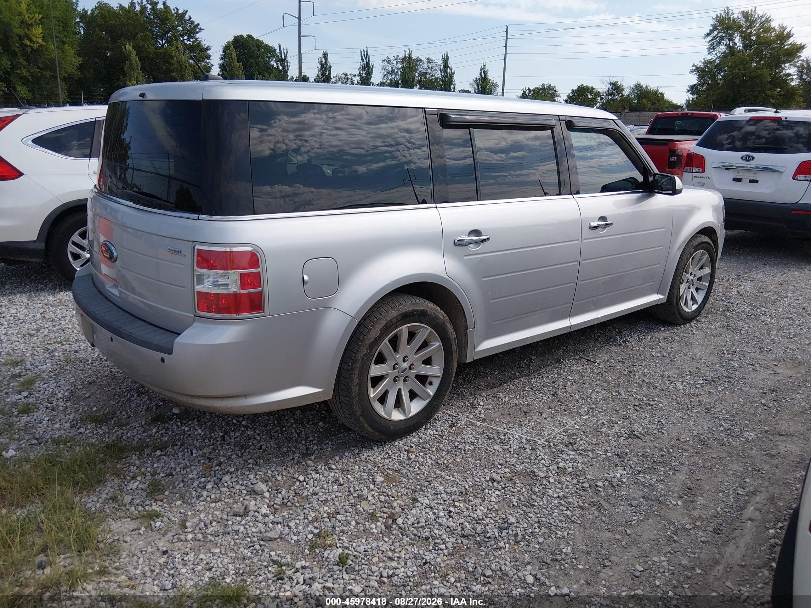 2011 Ford Flex Sel Silver vin: 2FMGK5CC7BBD18352