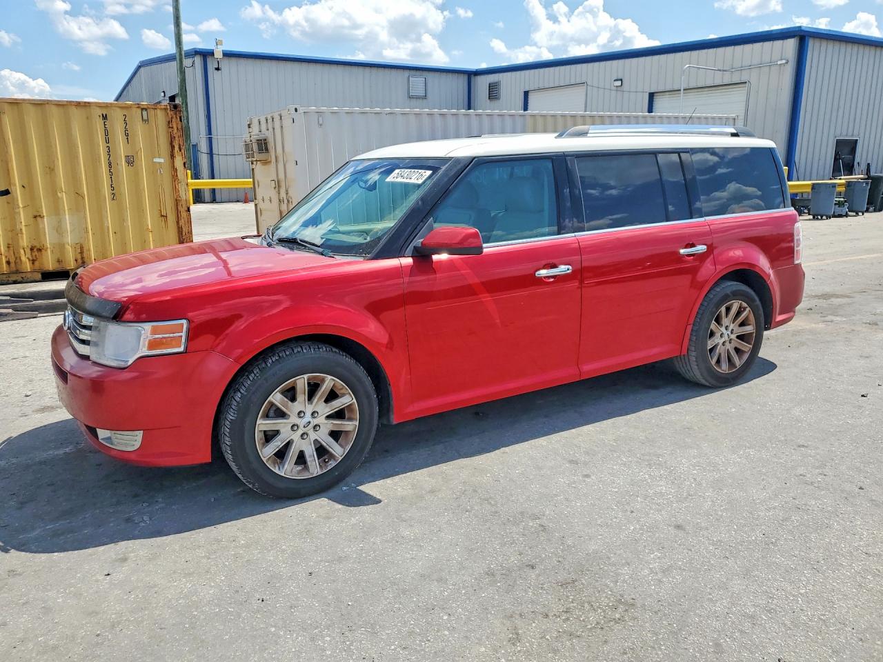 2011 Ford Flex Sel Red vin: 2FMGK5CC7BBD26791