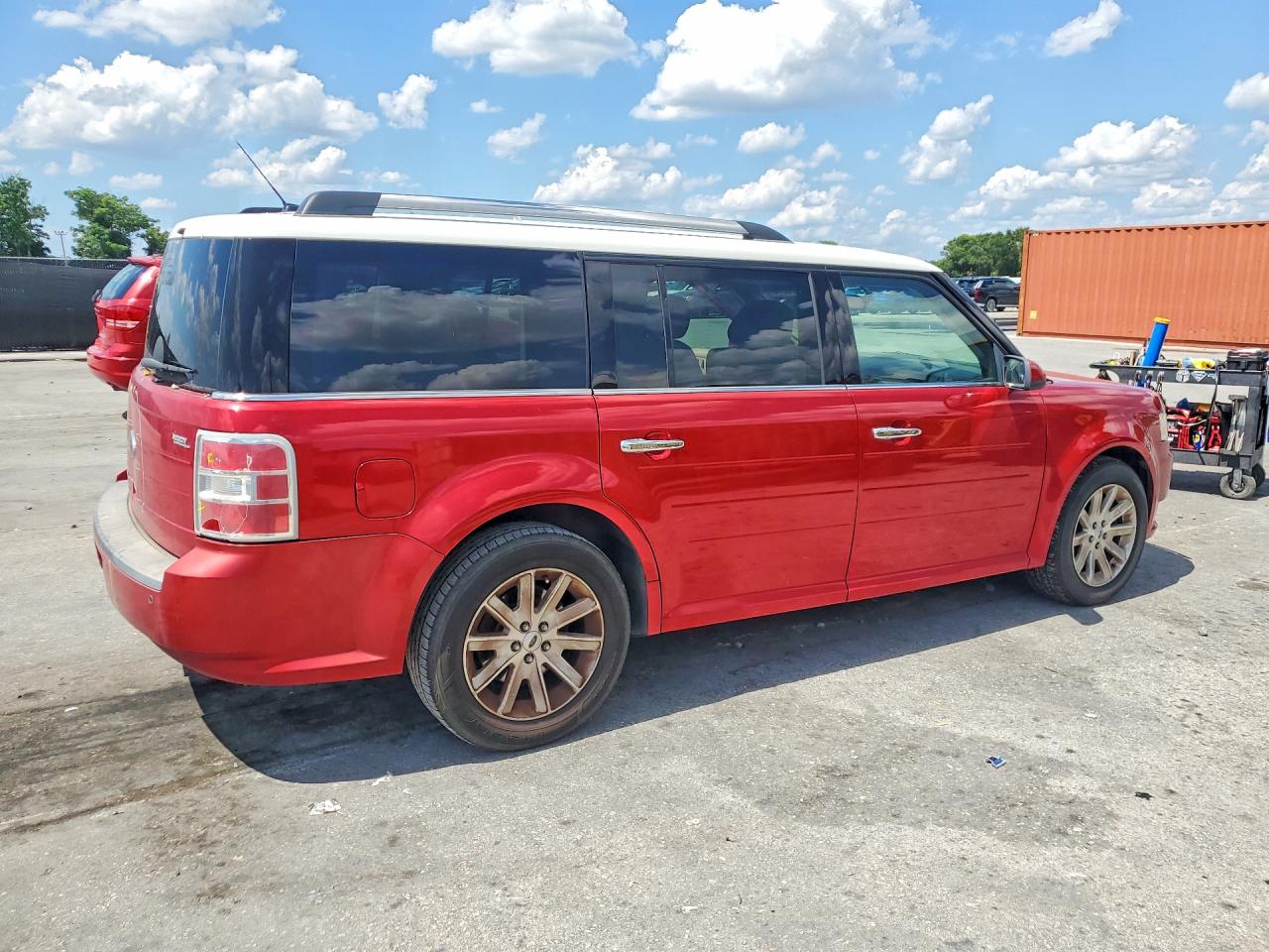 2011 Ford Flex Sel Red vin: 2FMGK5CC7BBD26791