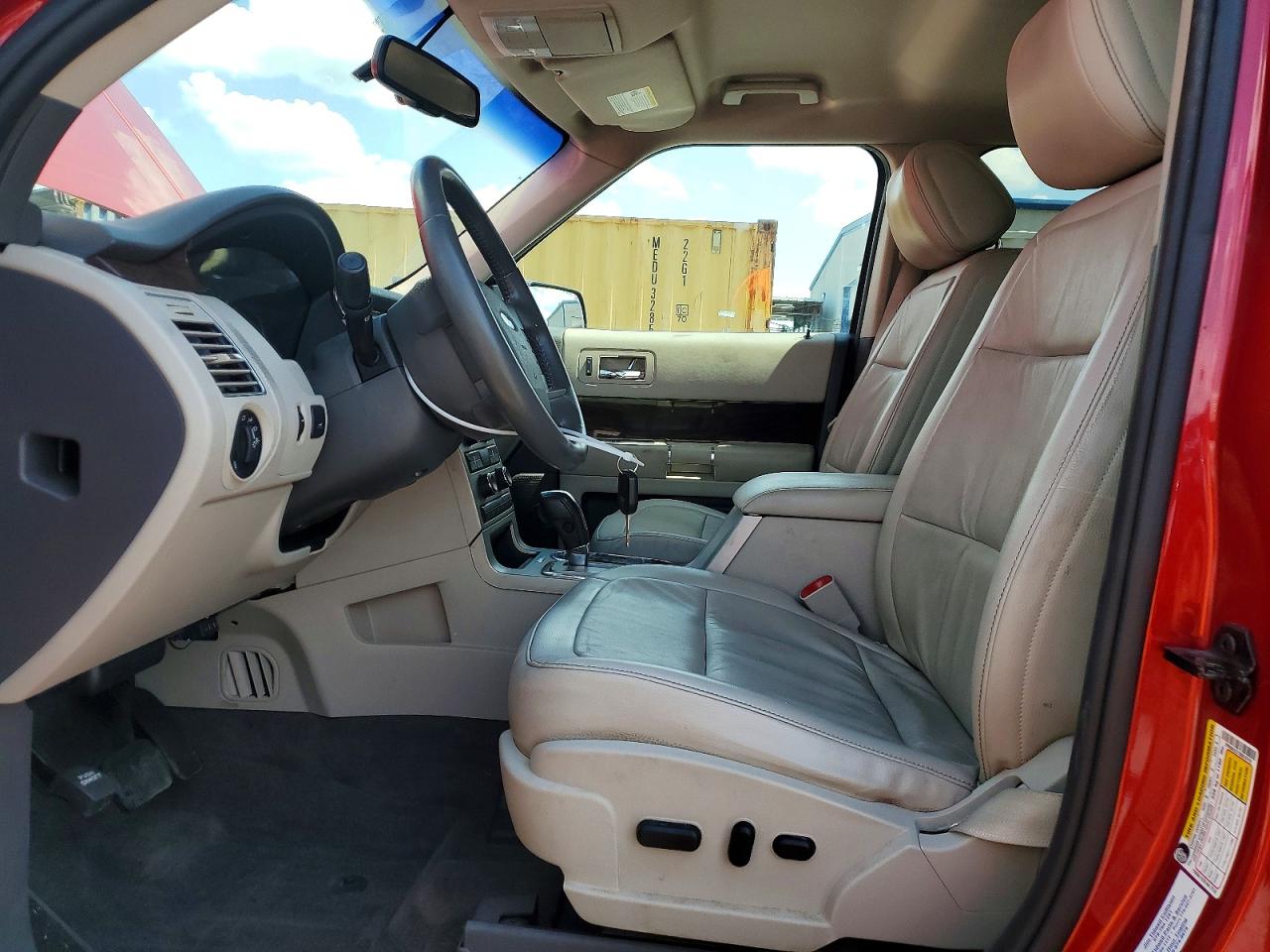 2011 Ford Flex Sel Red vin: 2FMGK5CC7BBD26791