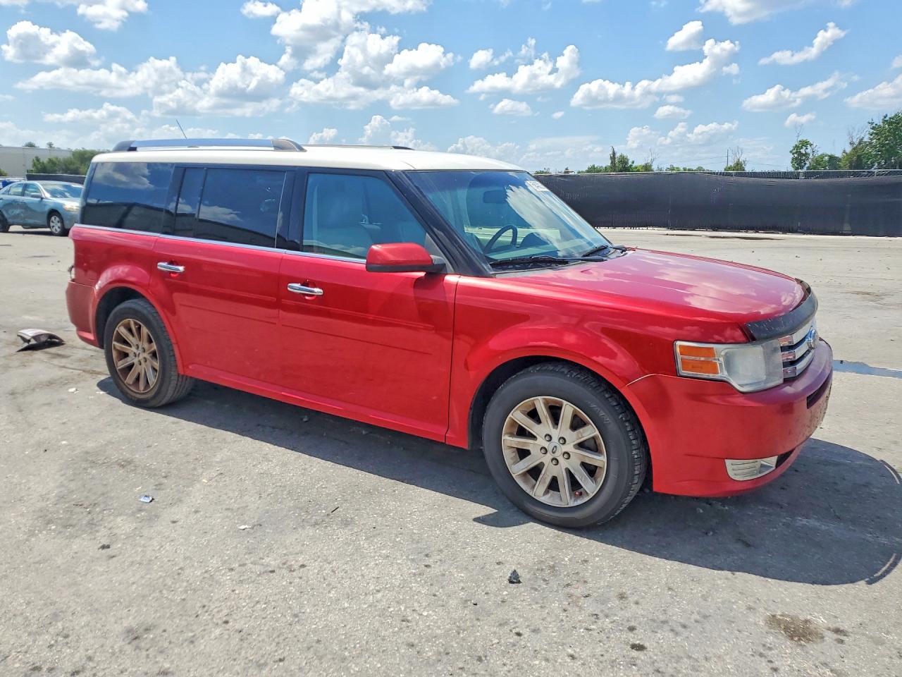 2011 Ford Flex Sel Red vin: 2FMGK5CC7BBD26791