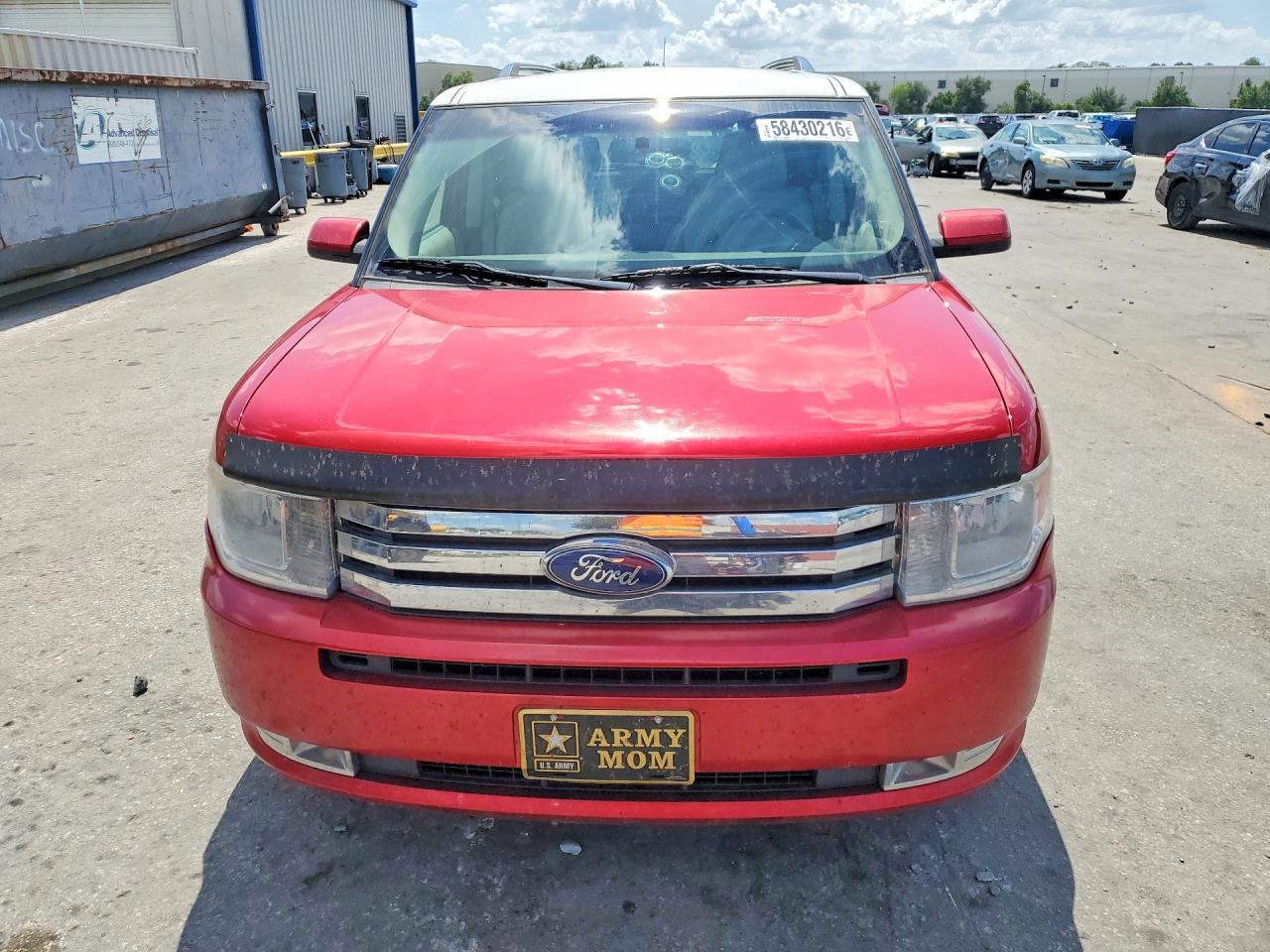 2011 Ford Flex Sel Red vin: 2FMGK5CC7BBD26791