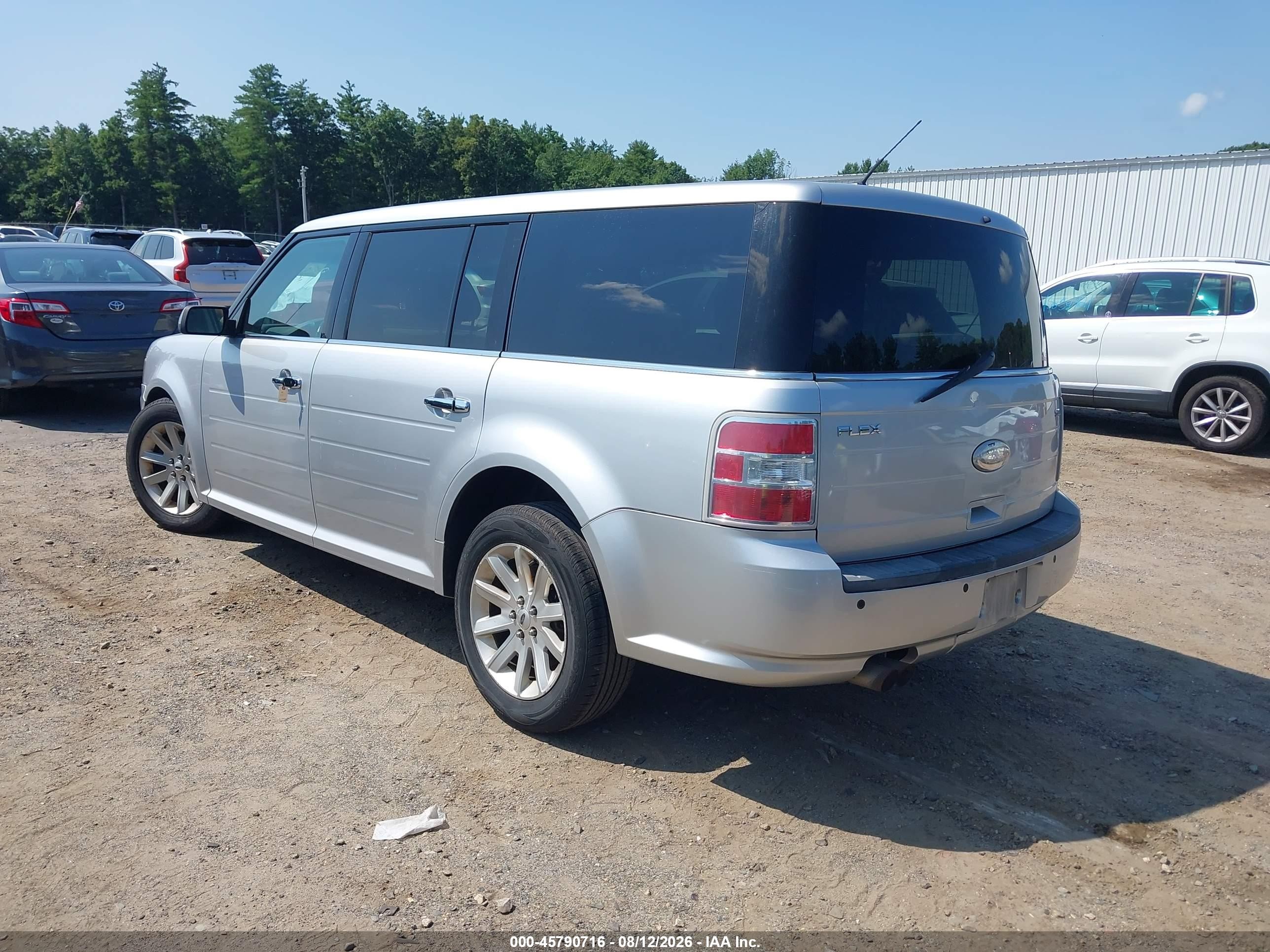 2012 Ford Flex Sel Silver vin: 2FMGK5CC7CBD04033