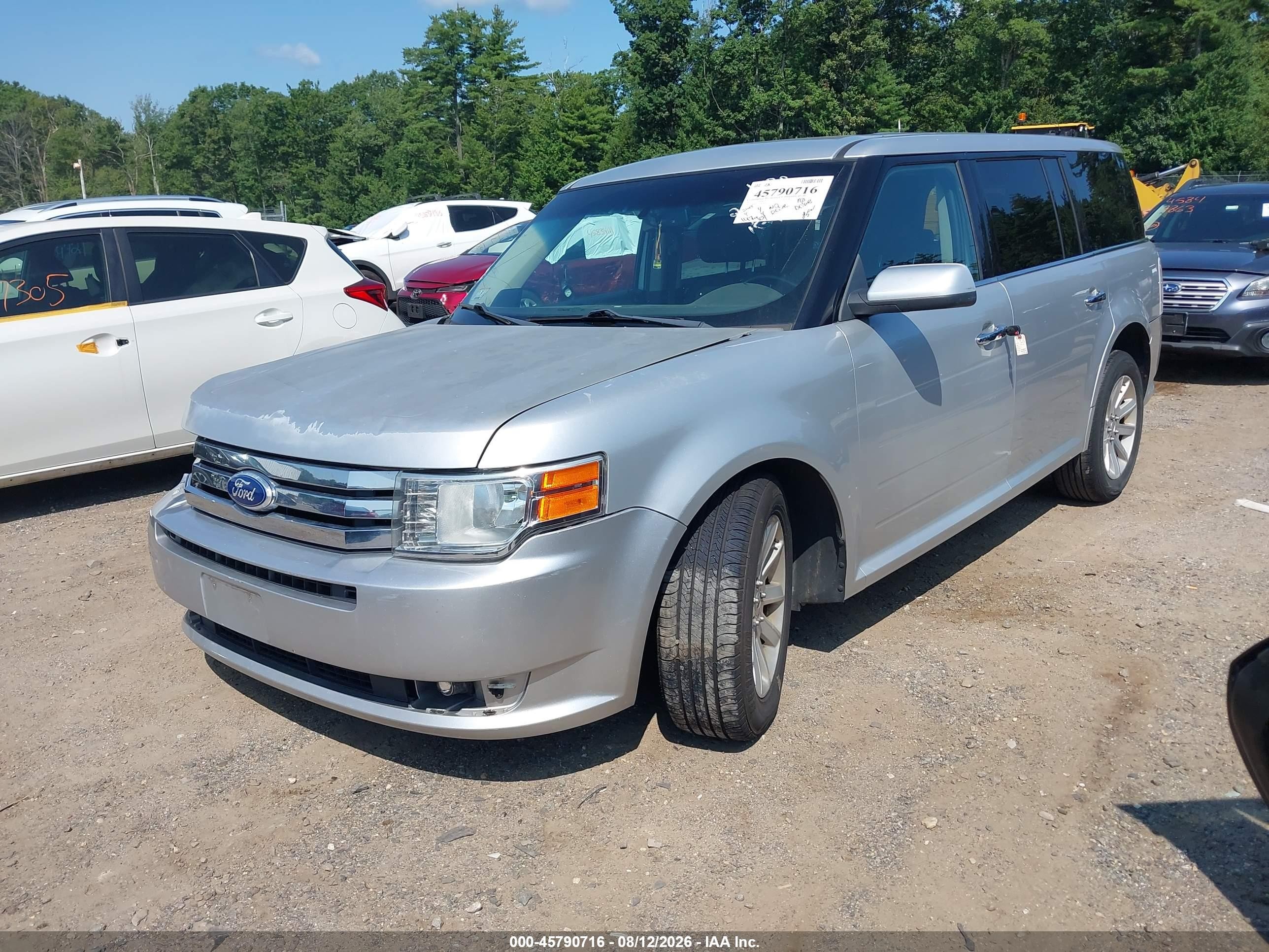 2012 Ford Flex Sel Silver vin: 2FMGK5CC7CBD04033