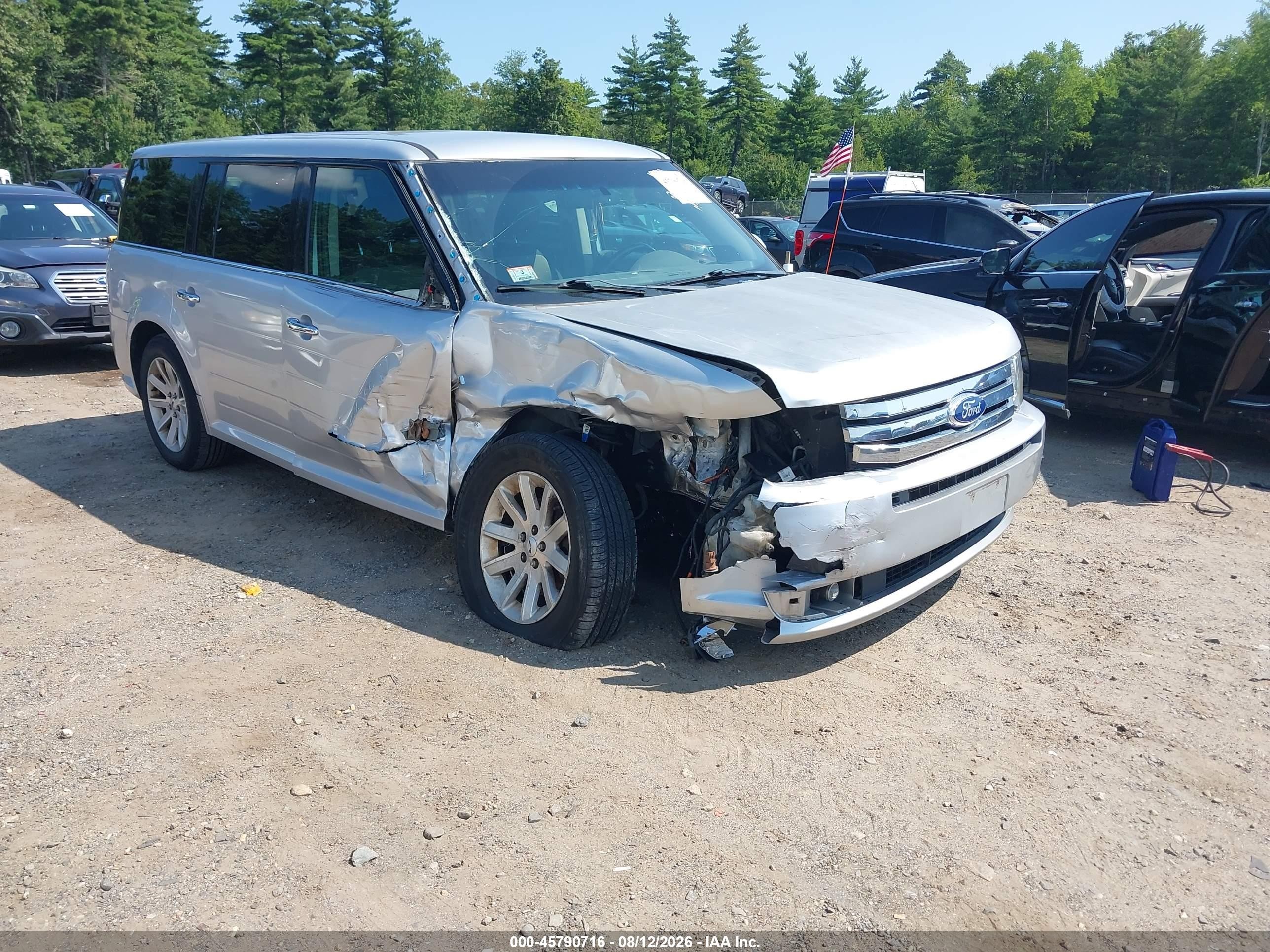 2012 Ford Flex Sel Серебряный vin: 2FMGK5CC7CBD04033