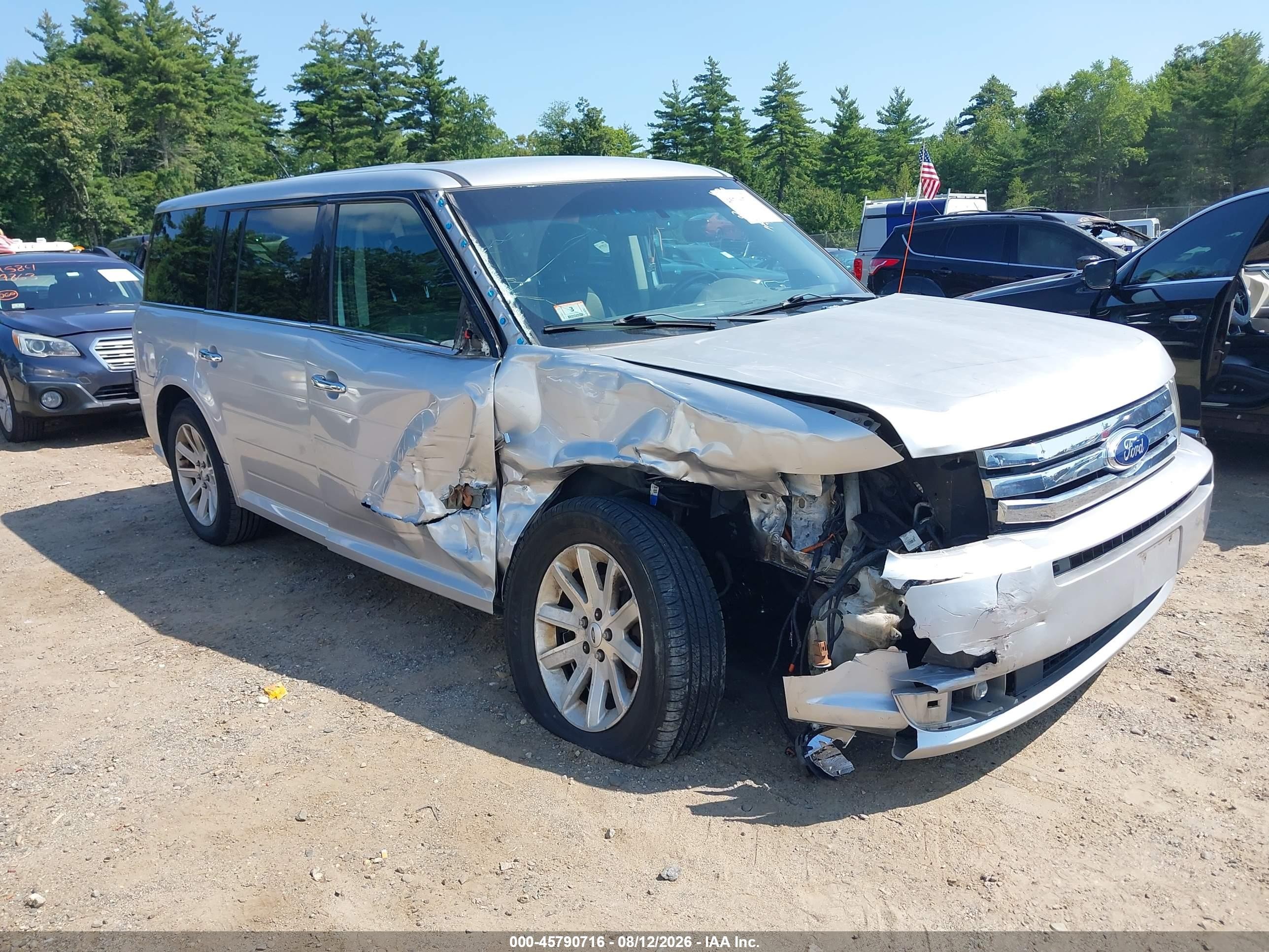 2012 Ford Flex Sel Silver vin: 2FMGK5CC7CBD04033