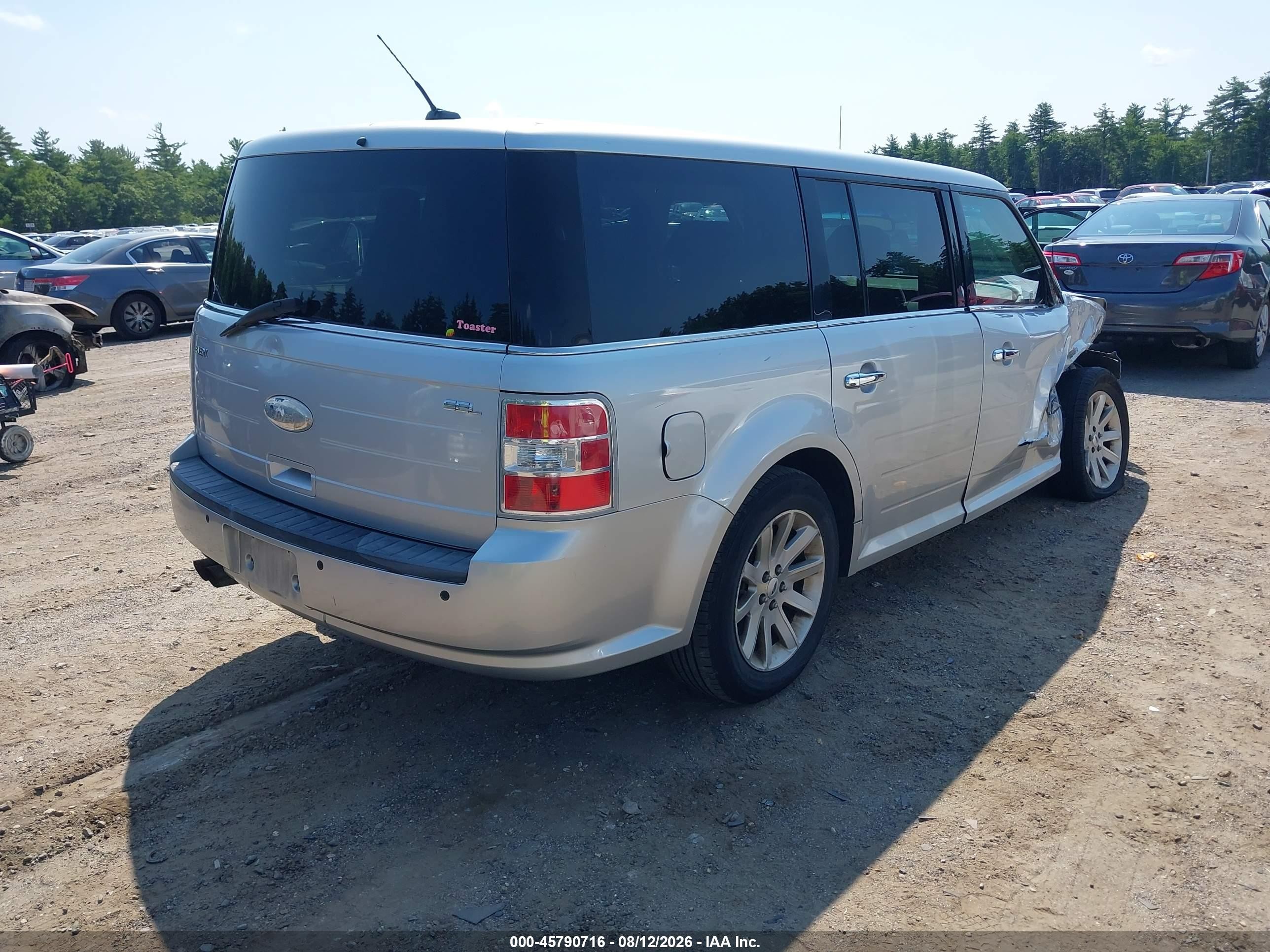 2012 Ford Flex Sel Silver vin: 2FMGK5CC7CBD04033