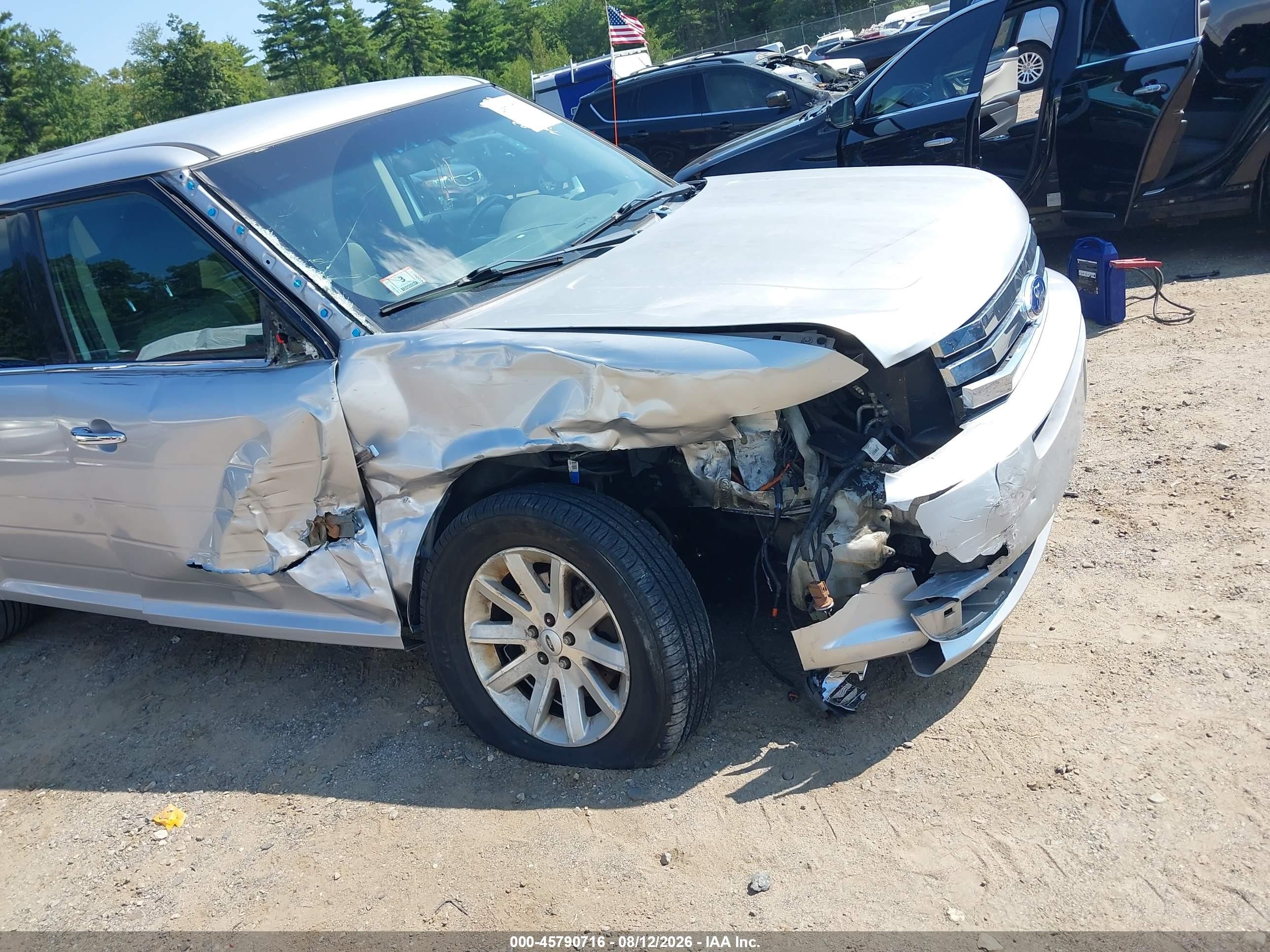 2012 Ford Flex Sel Silver vin: 2FMGK5CC7CBD04033