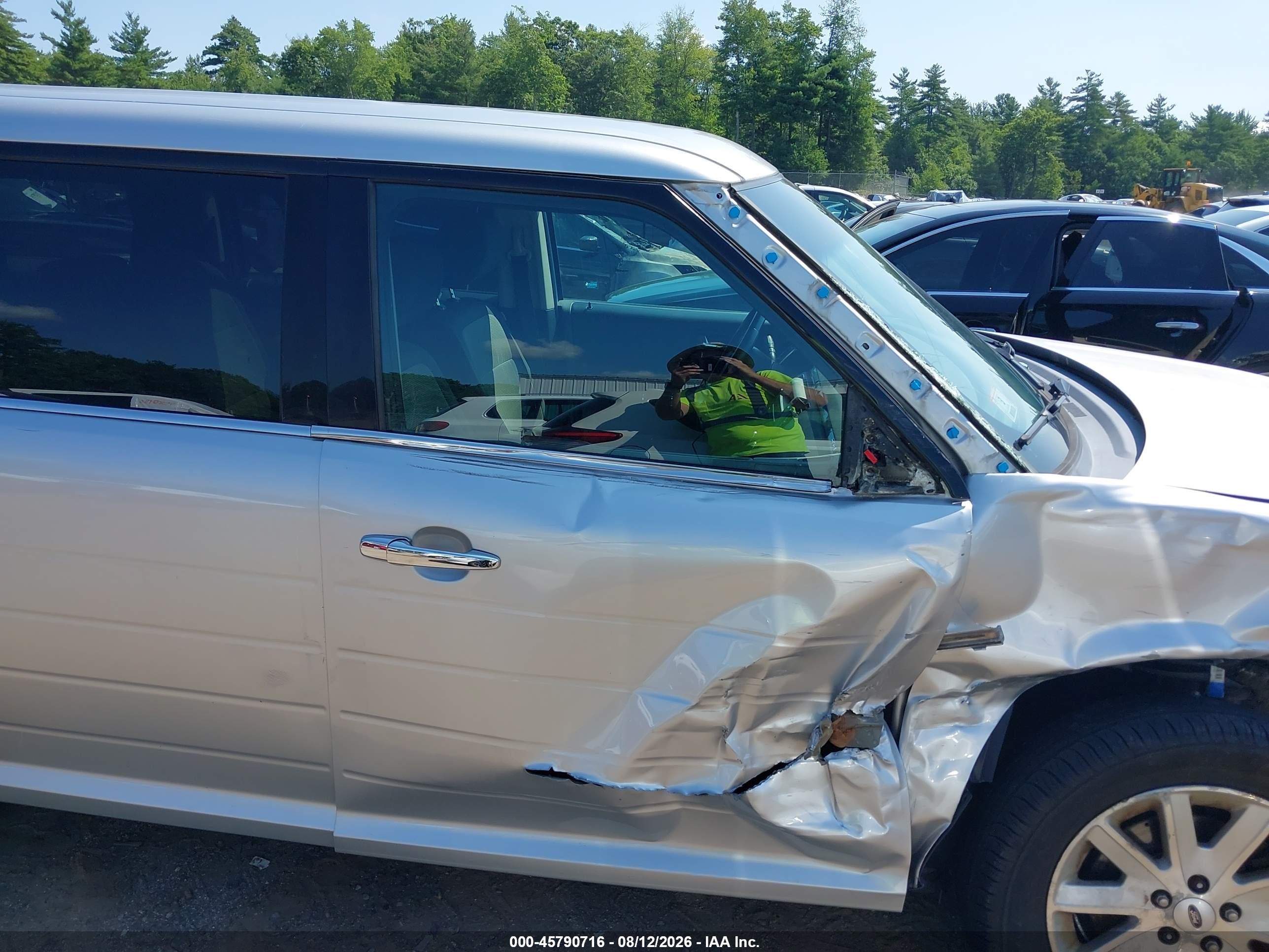 2012 Ford Flex Sel Silver vin: 2FMGK5CC7CBD04033