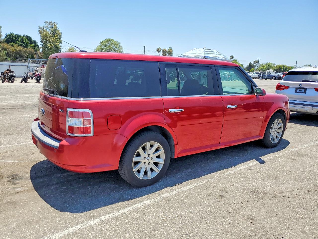 2012 Ford Flex Sel Red vin: 2FMGK5CC7CBD08793