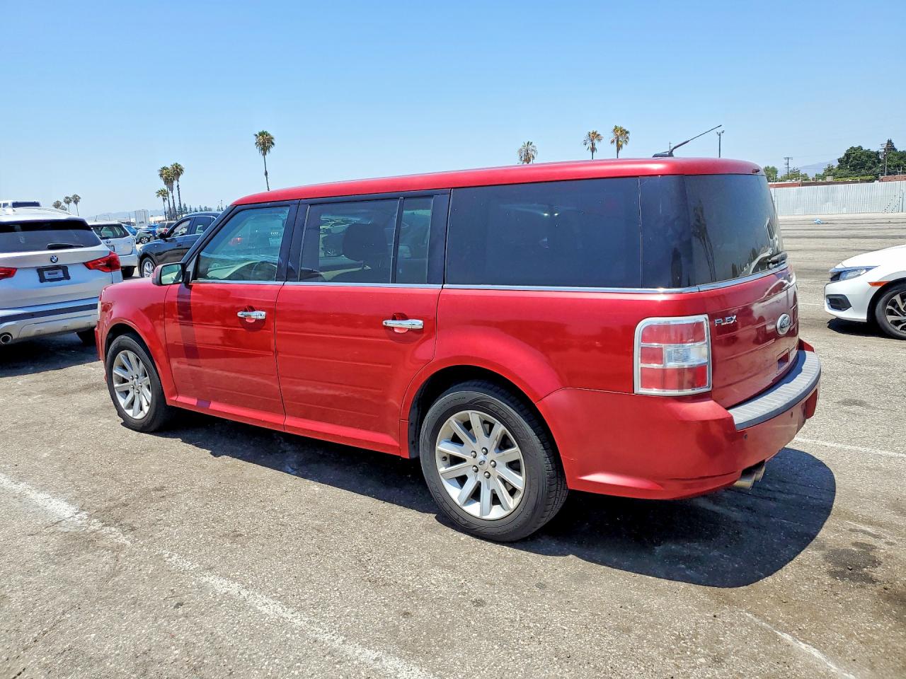 2012 Ford Flex Sel Red vin: 2FMGK5CC7CBD08793