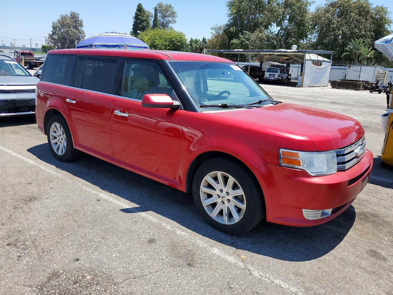 2012 Ford Flex Sel Red vin: 2FMGK5CC7CBD08793