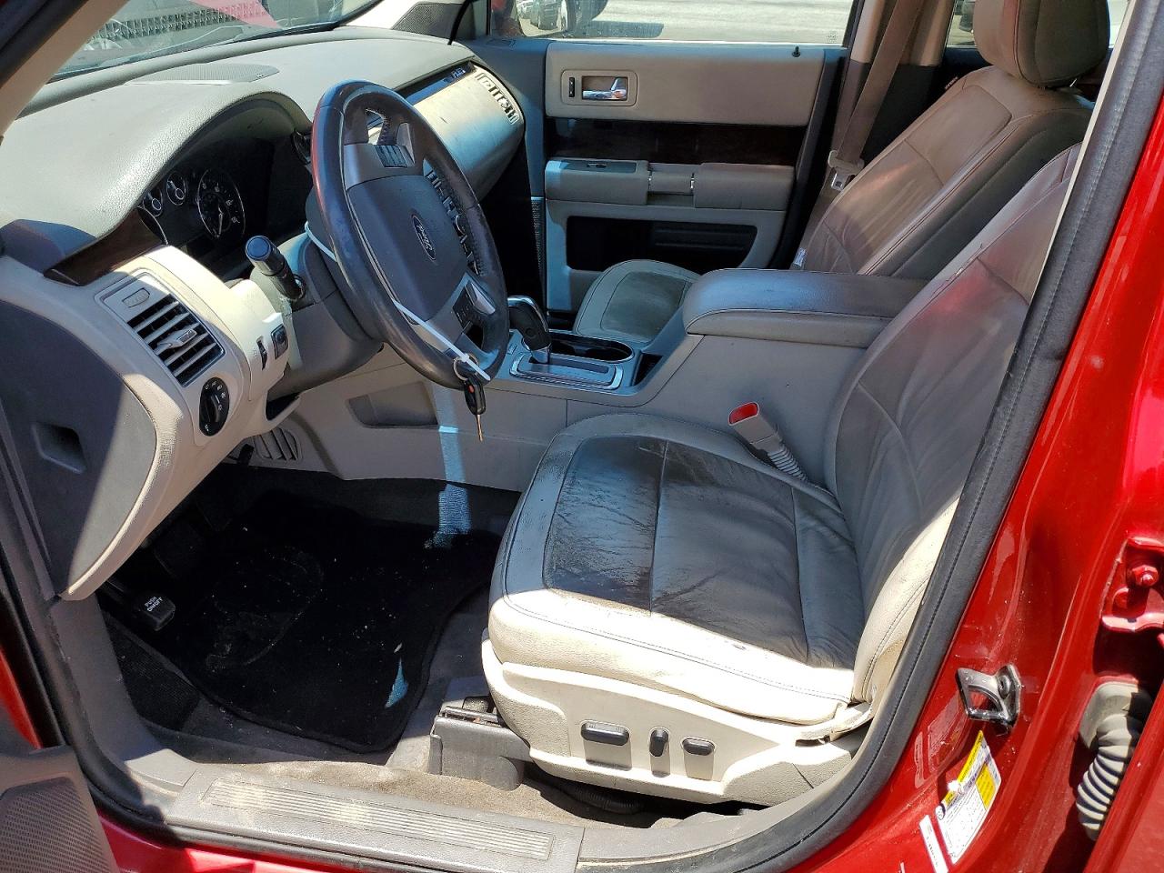 2012 Ford Flex Sel Red vin: 2FMGK5CC7CBD08793