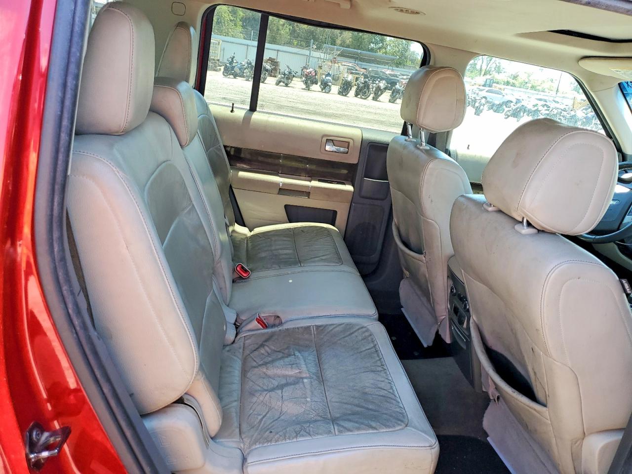 2012 Ford Flex Sel Red vin: 2FMGK5CC7CBD08793