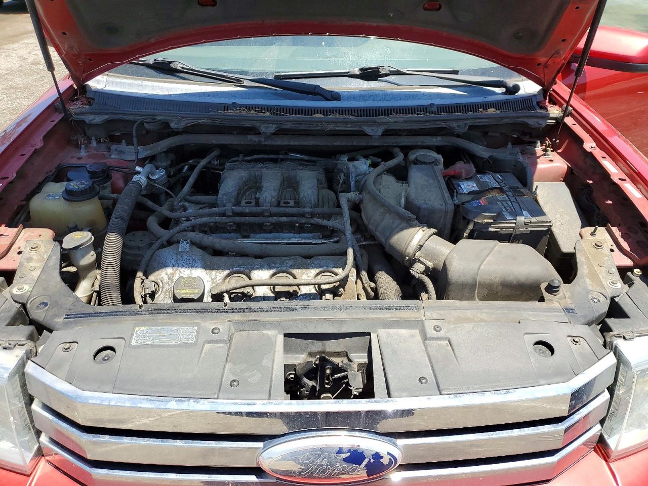 2012 Ford Flex Sel Red vin: 2FMGK5CC7CBD08793