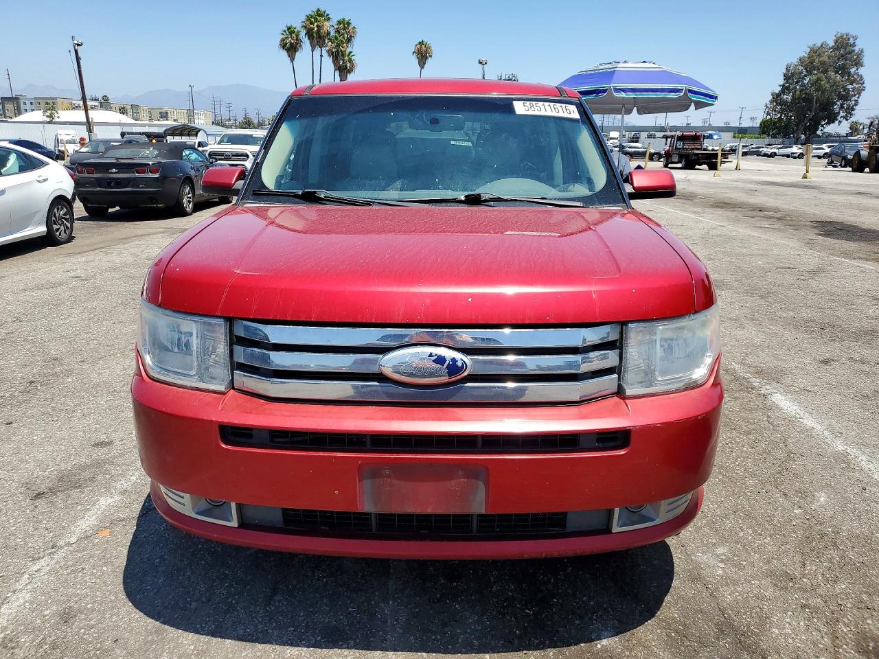 2012 Ford Flex Sel Red vin: 2FMGK5CC7CBD08793