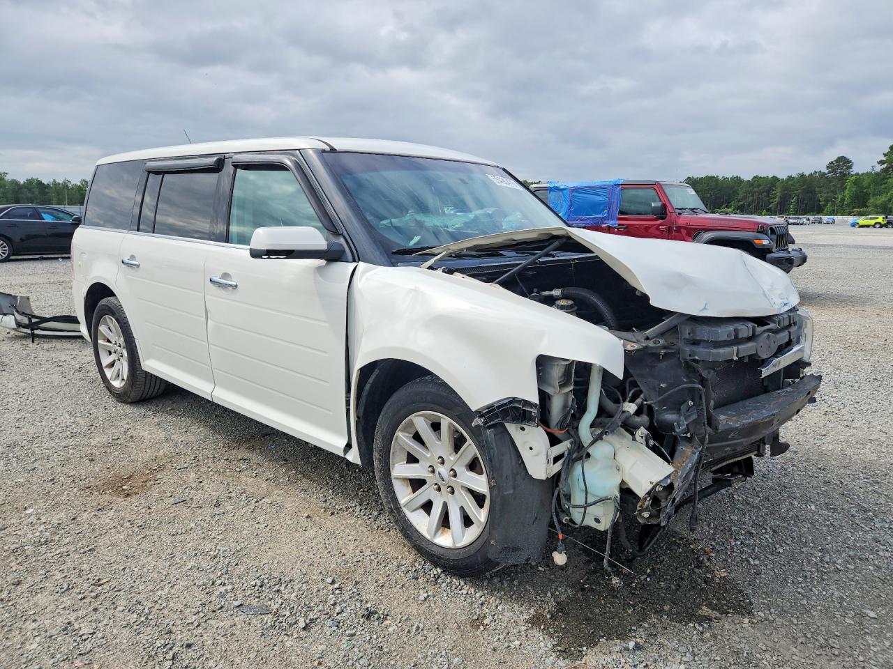 2012 Ford Flex Sel Белый vin: 2FMGK5CC7CBD08941