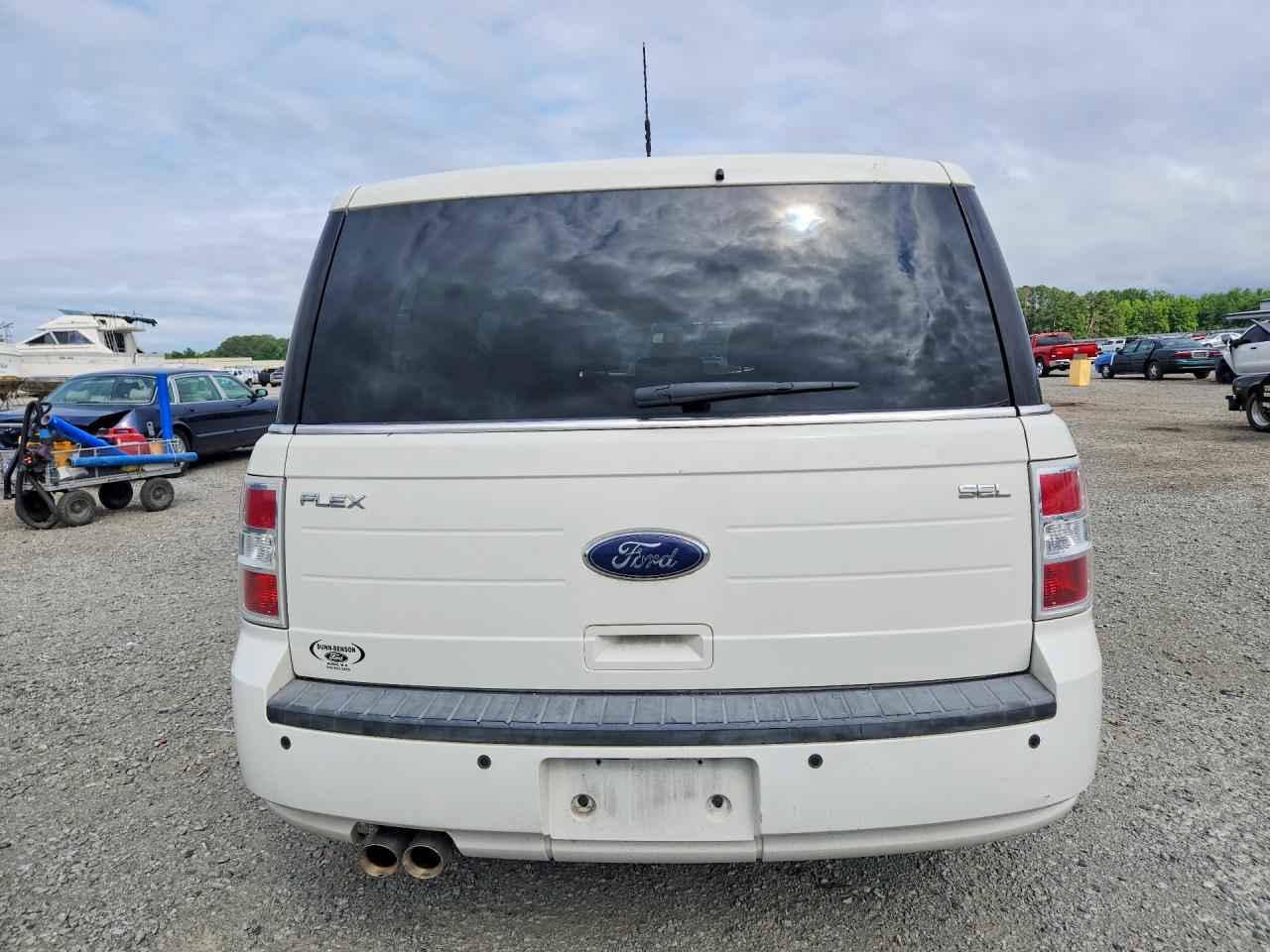 2012 Ford Flex Sel Белый vin: 2FMGK5CC7CBD08941