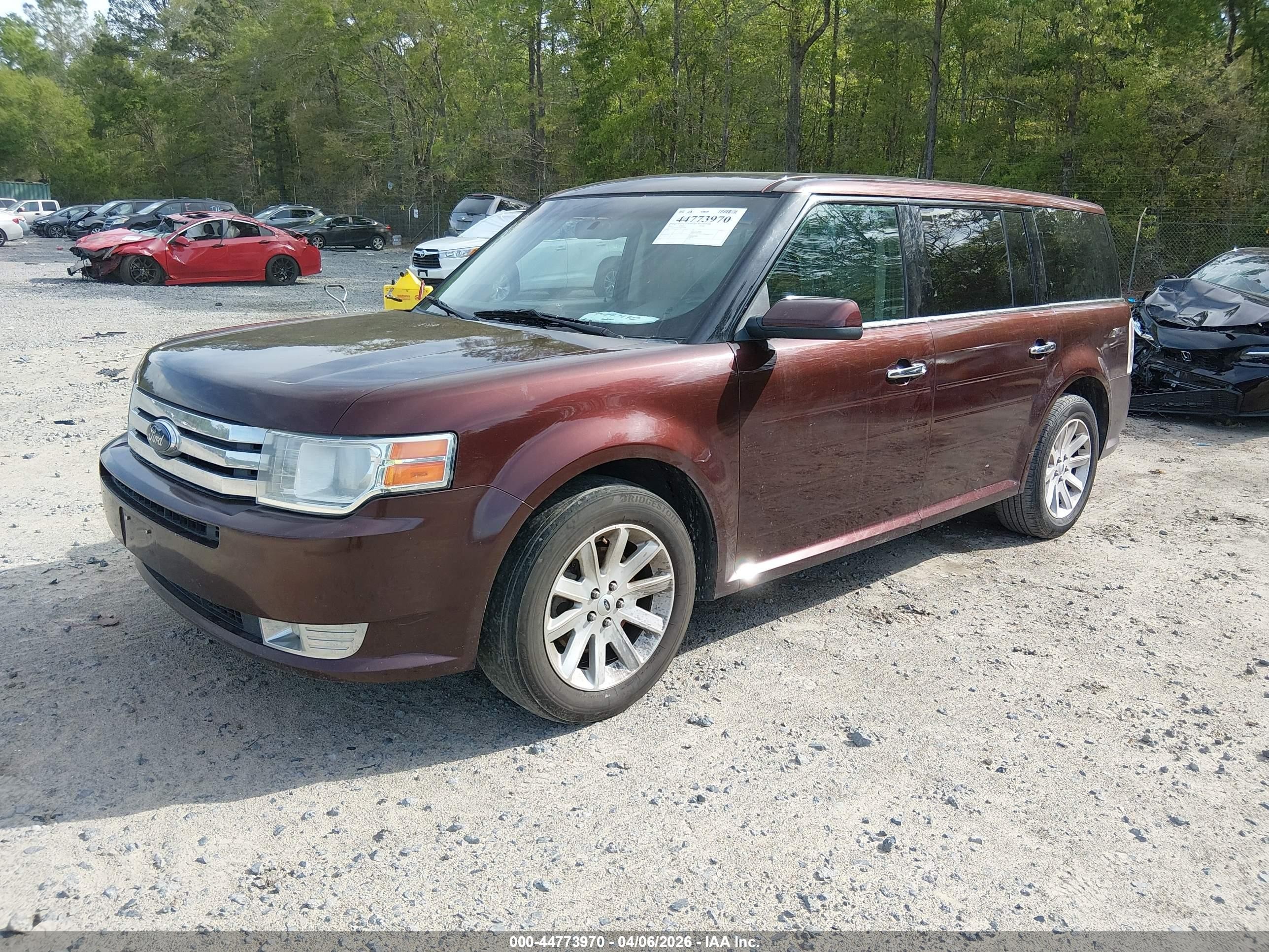 2012 Ford Flex Sel Maroon vin: 2FMGK5CC7CBD16408