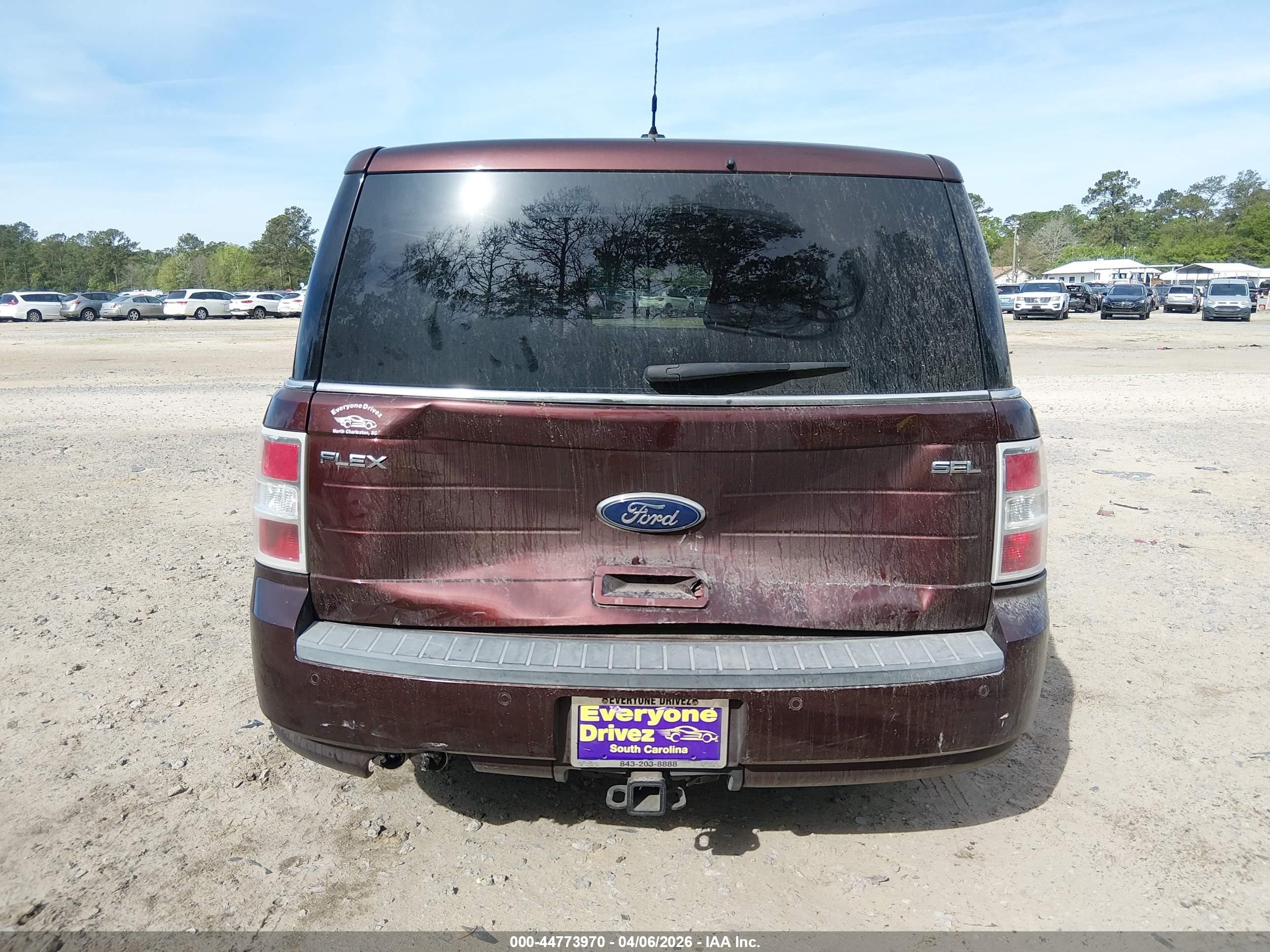 2012 Ford Flex Sel Maroon vin: 2FMGK5CC7CBD16408