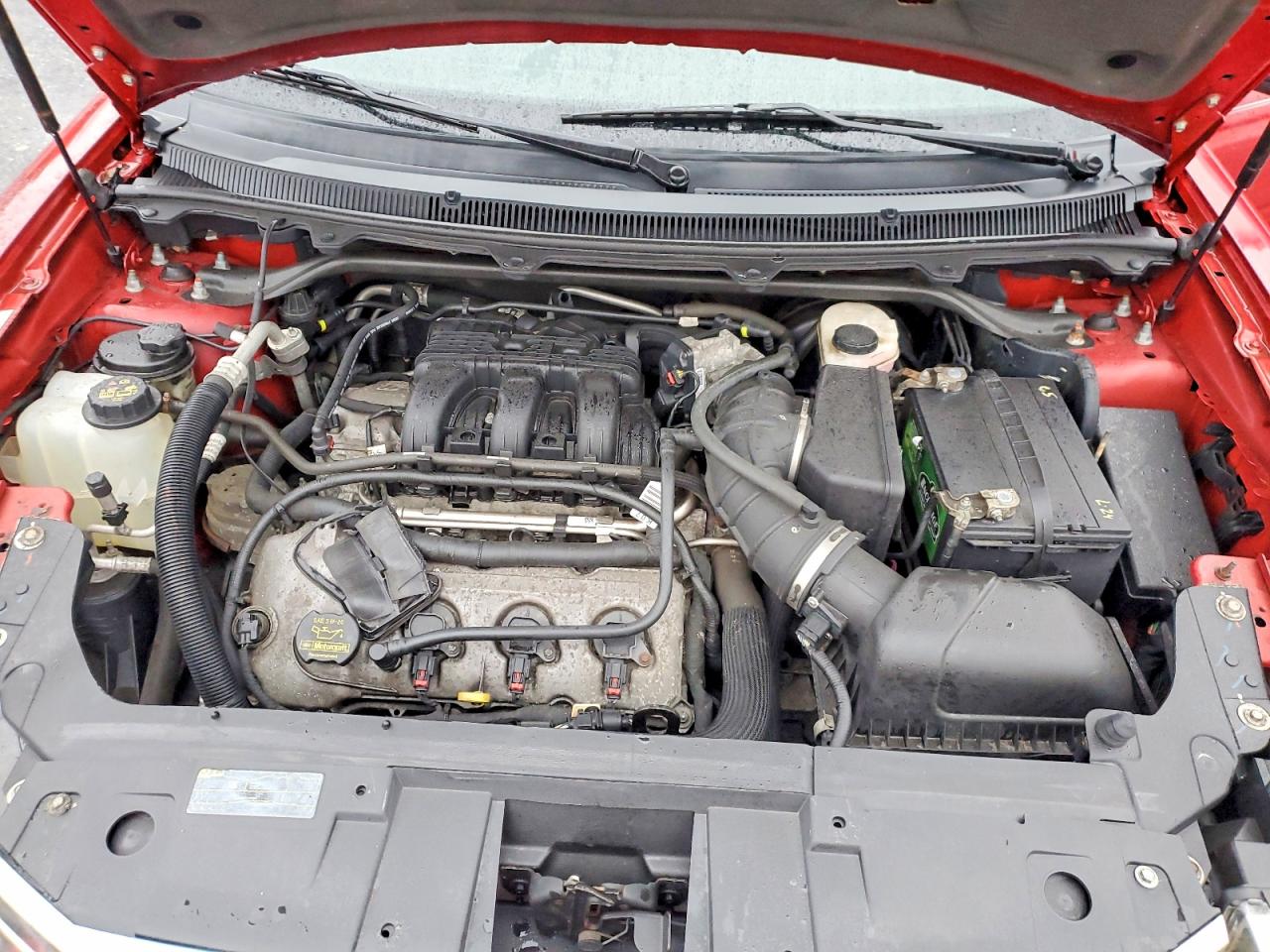 2012 Ford Flex Sel Red vin: 2FMGK5CC7CBD21771