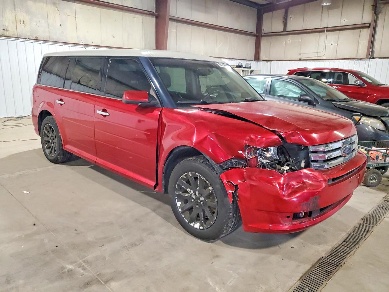 2010 Ford Flex Sel Red vin: 2FMGK5CC8ABA74578