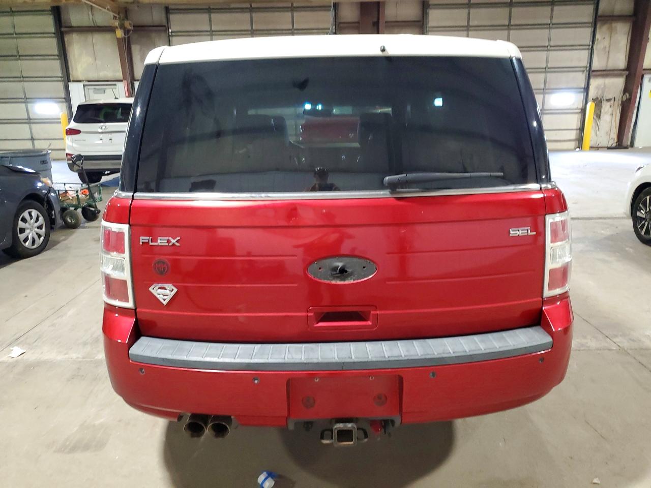 2010 Ford Flex Sel Red vin: 2FMGK5CC8ABA74578