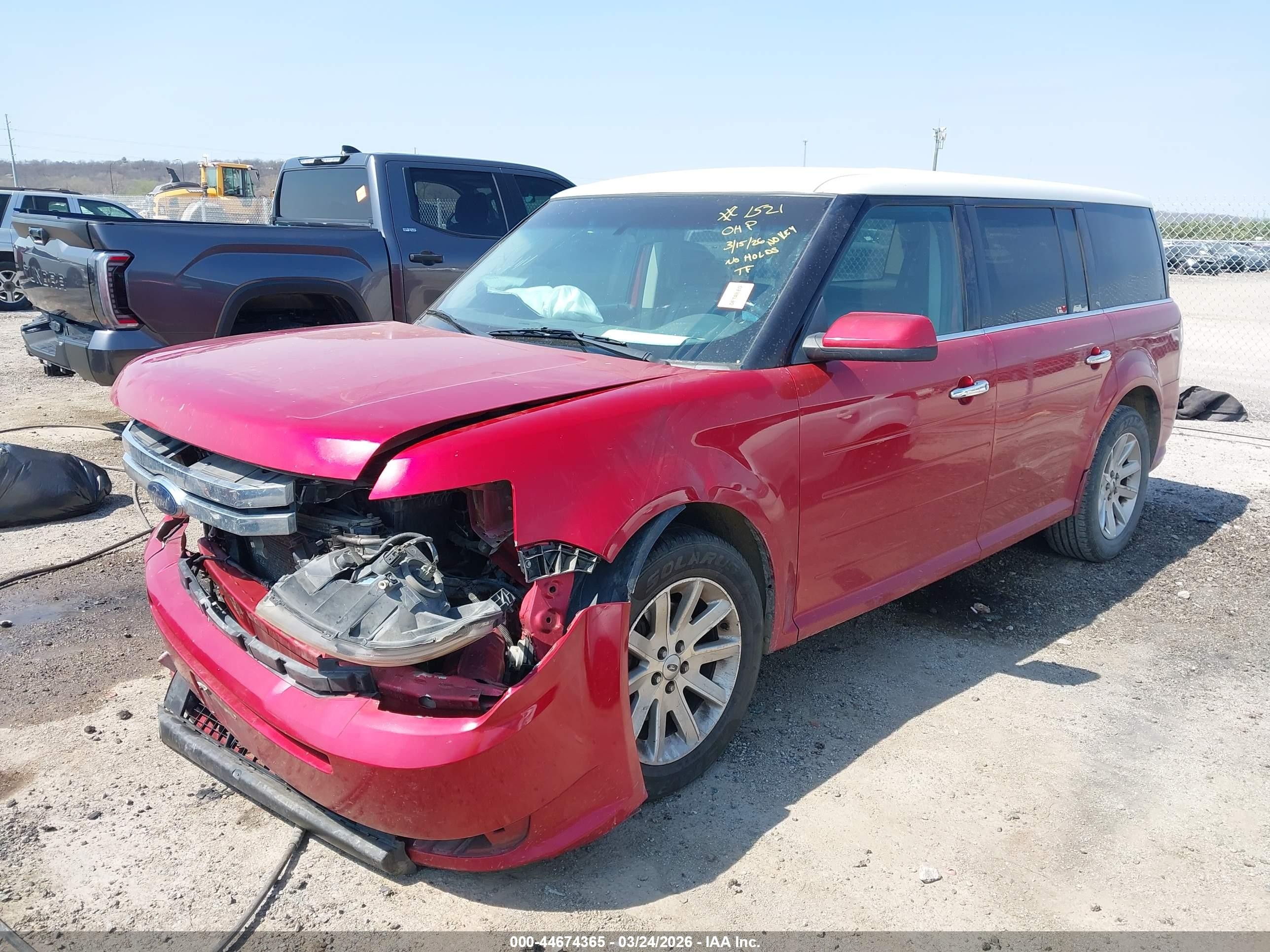 2010 Ford Flex Sel Красный vin: 2FMGK5CC8ABB10236