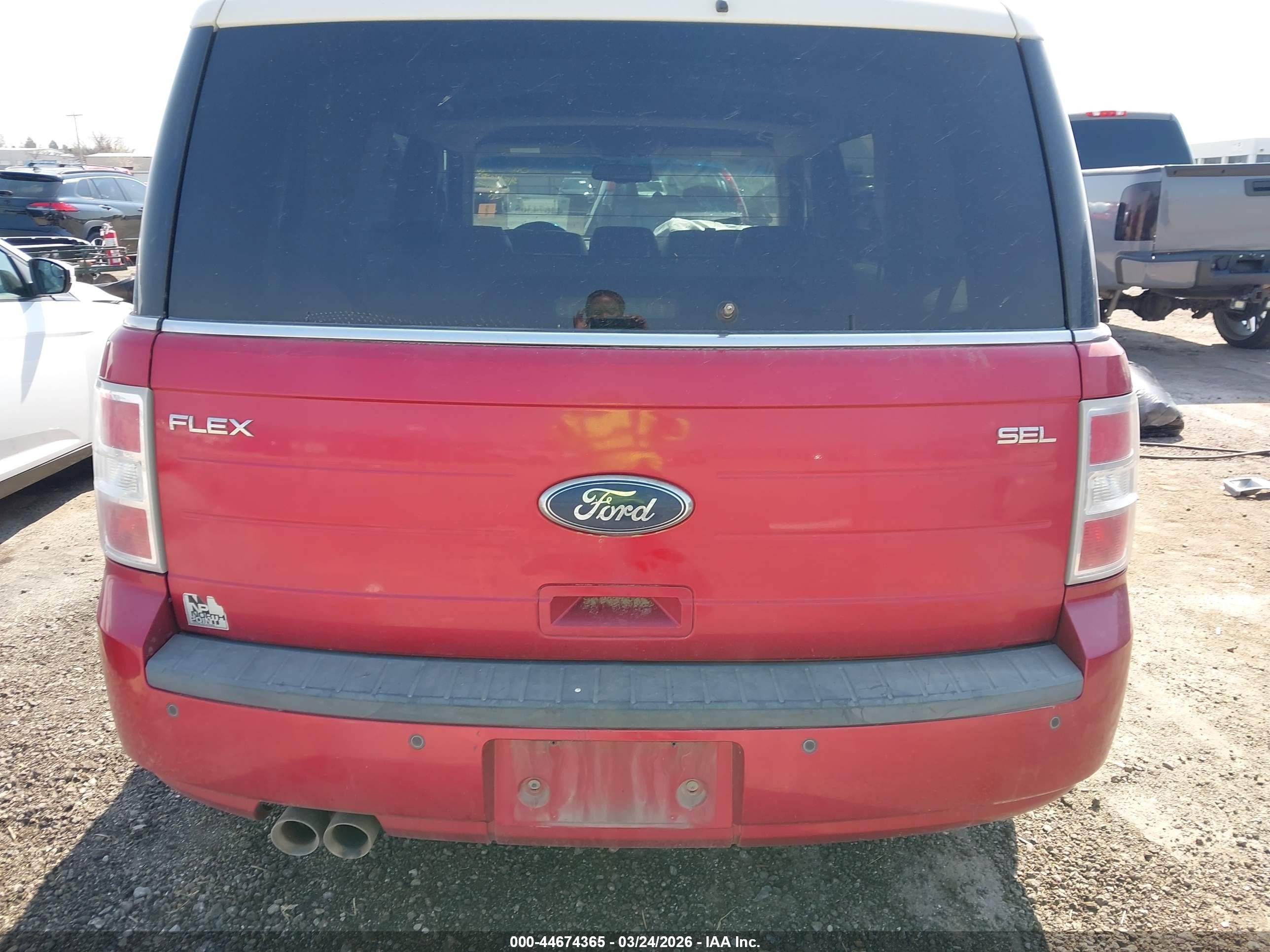 2010 Ford Flex Sel Красный vin: 2FMGK5CC8ABB10236