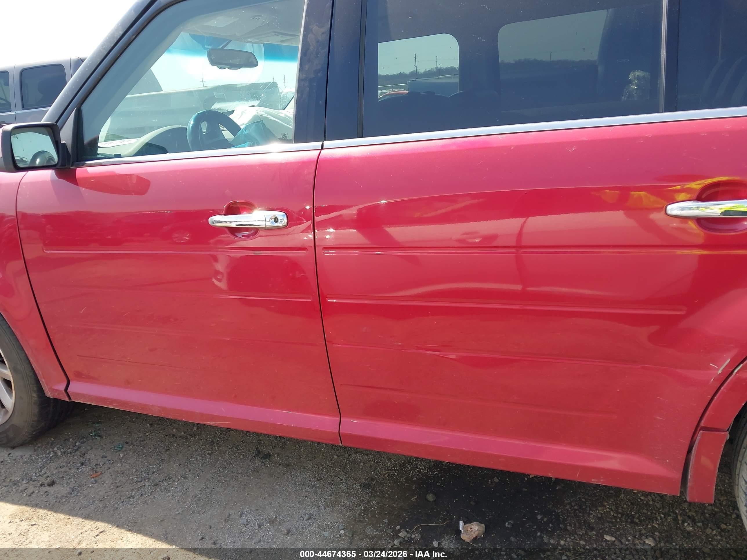 2010 Ford Flex Sel Красный vin: 2FMGK5CC8ABB10236