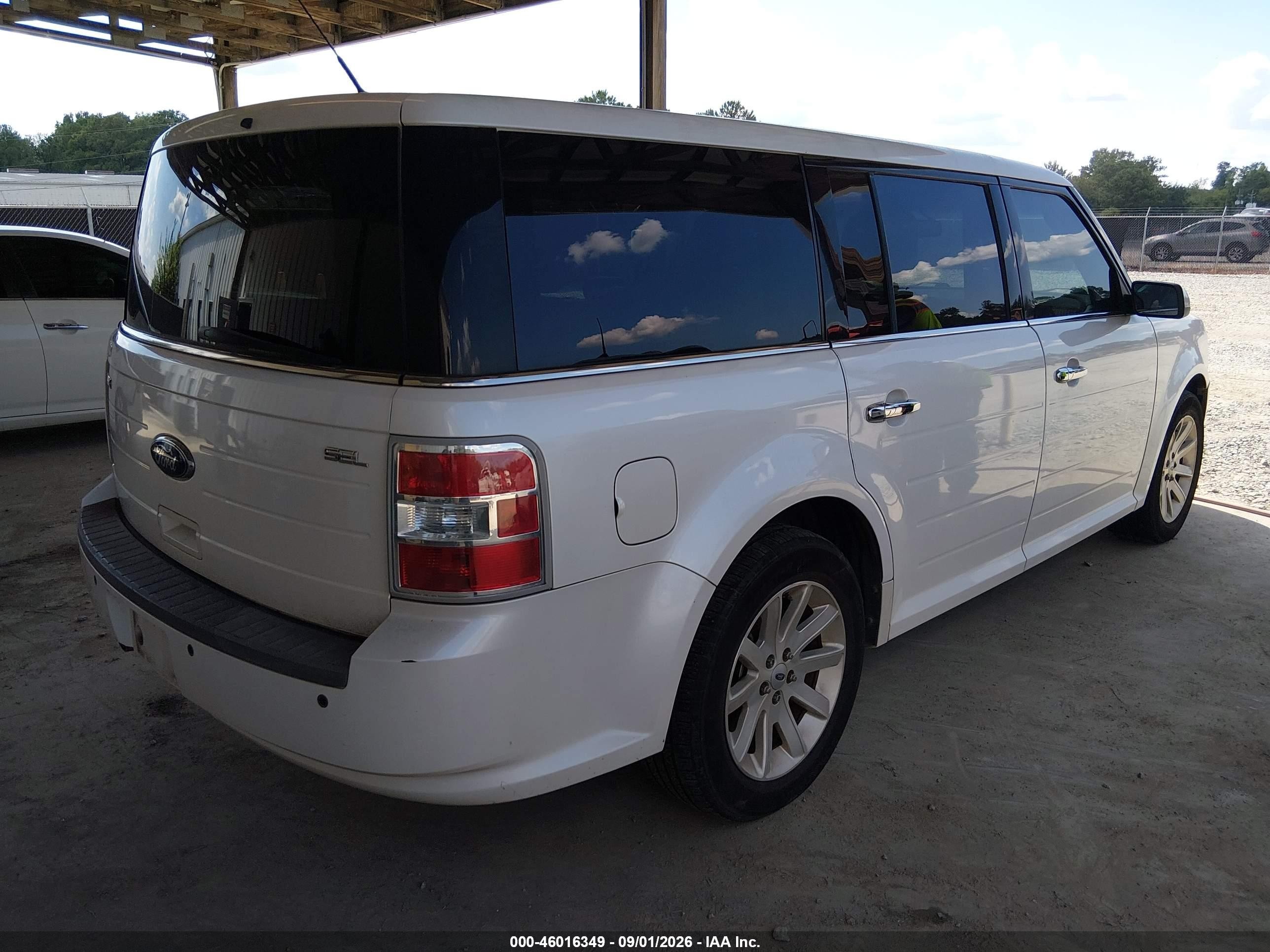 2010 Ford Flex Sel White vin: 2FMGK5CC8ABB30504