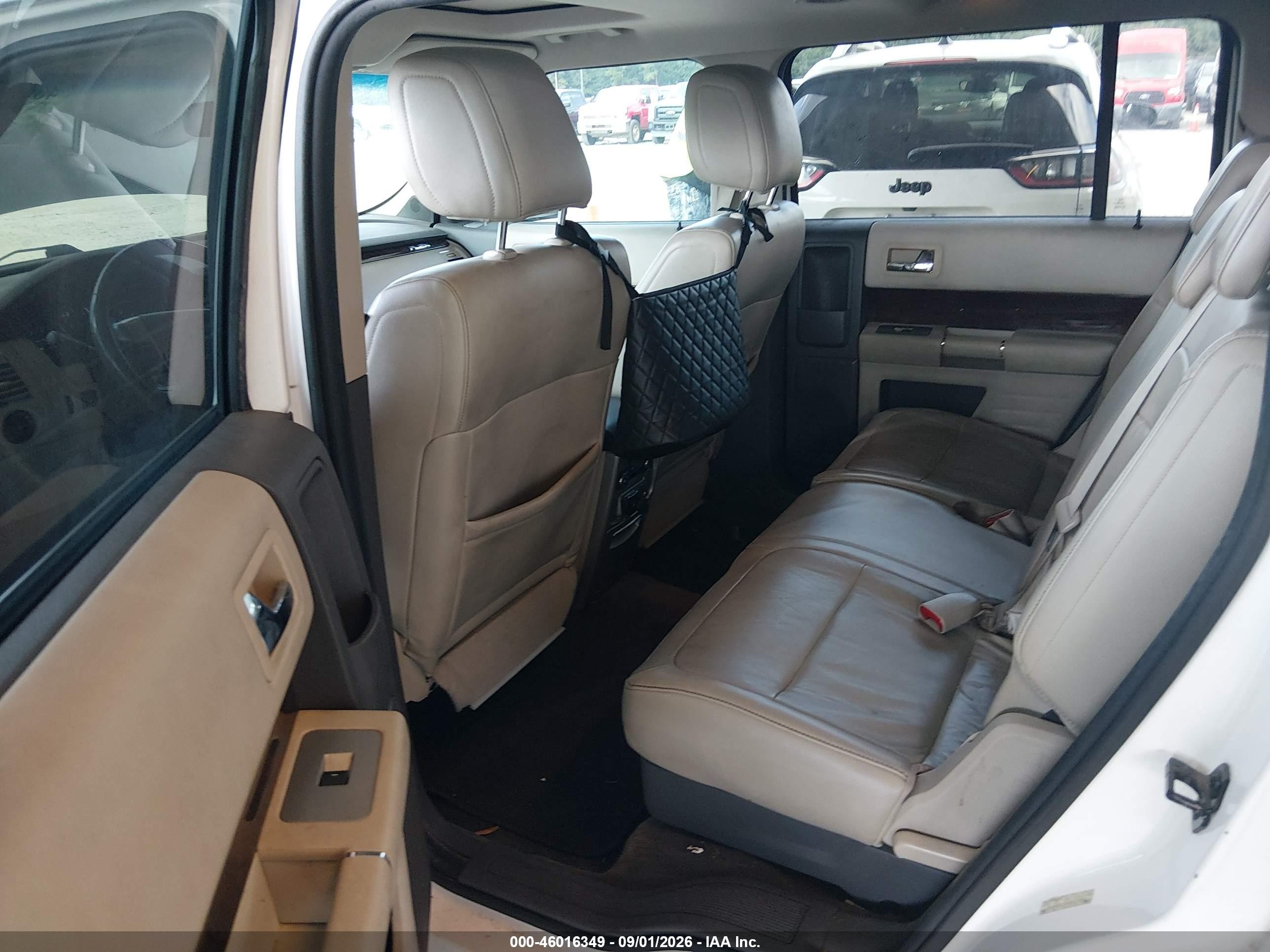 2010 Ford Flex Sel White vin: 2FMGK5CC8ABB30504