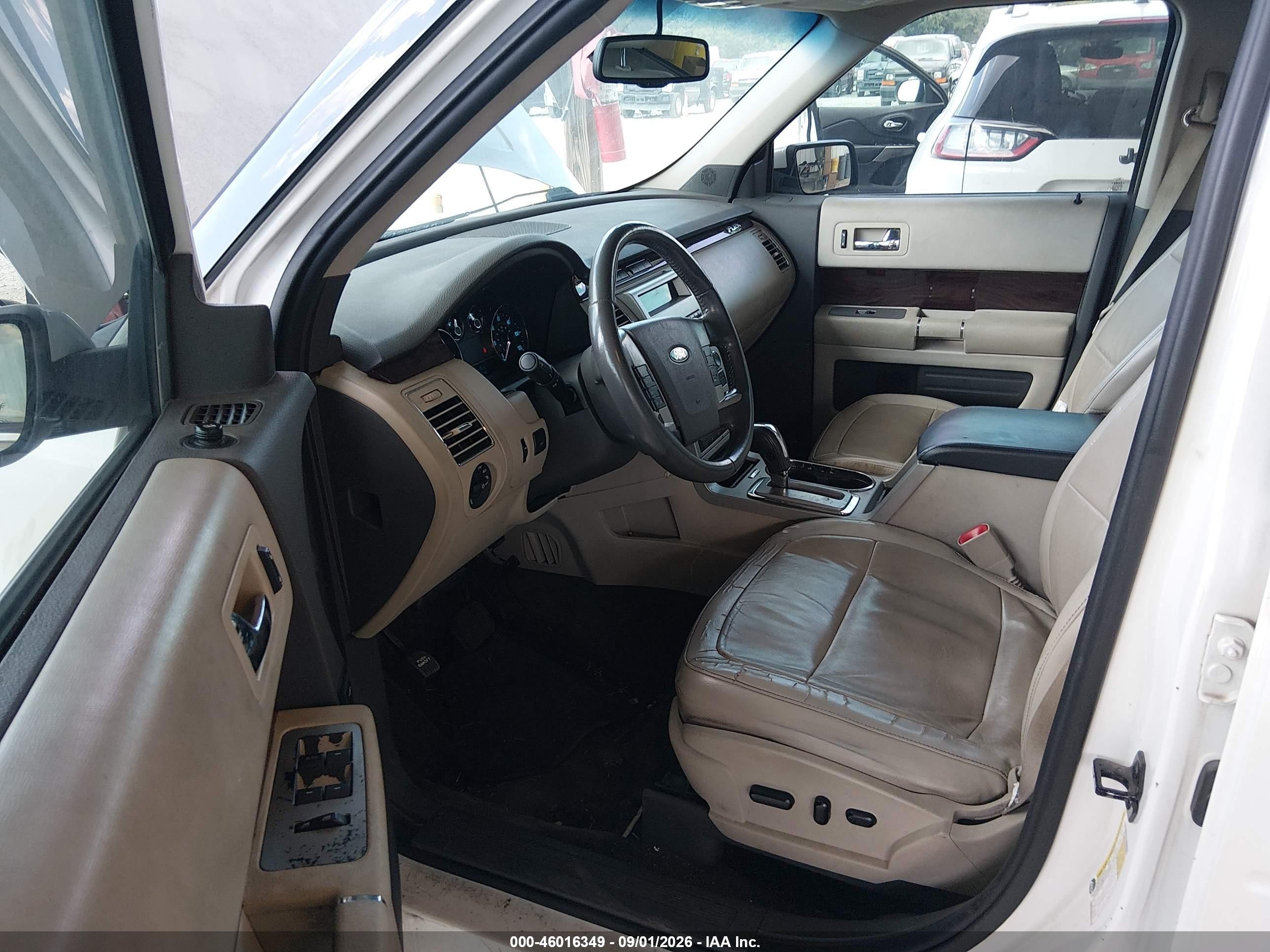 2010 Ford Flex Sel White vin: 2FMGK5CC8ABB30504