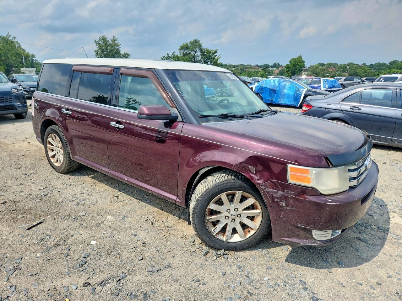 2011 Ford Flex Sel Purple vin: 2FMGK5CC8BBD30039