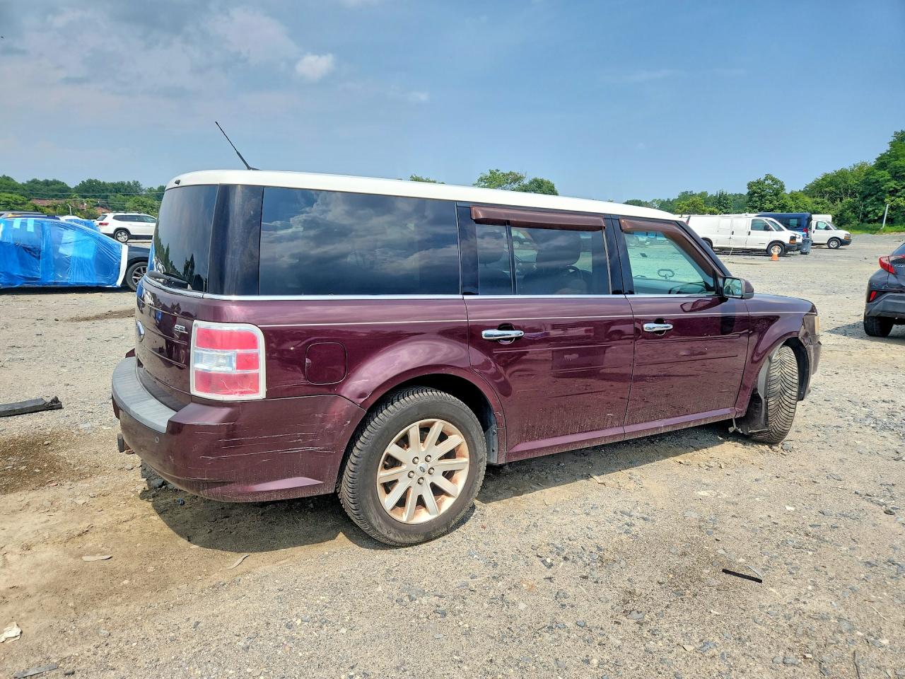 2011 Ford Flex Sel Purple vin: 2FMGK5CC8BBD30039