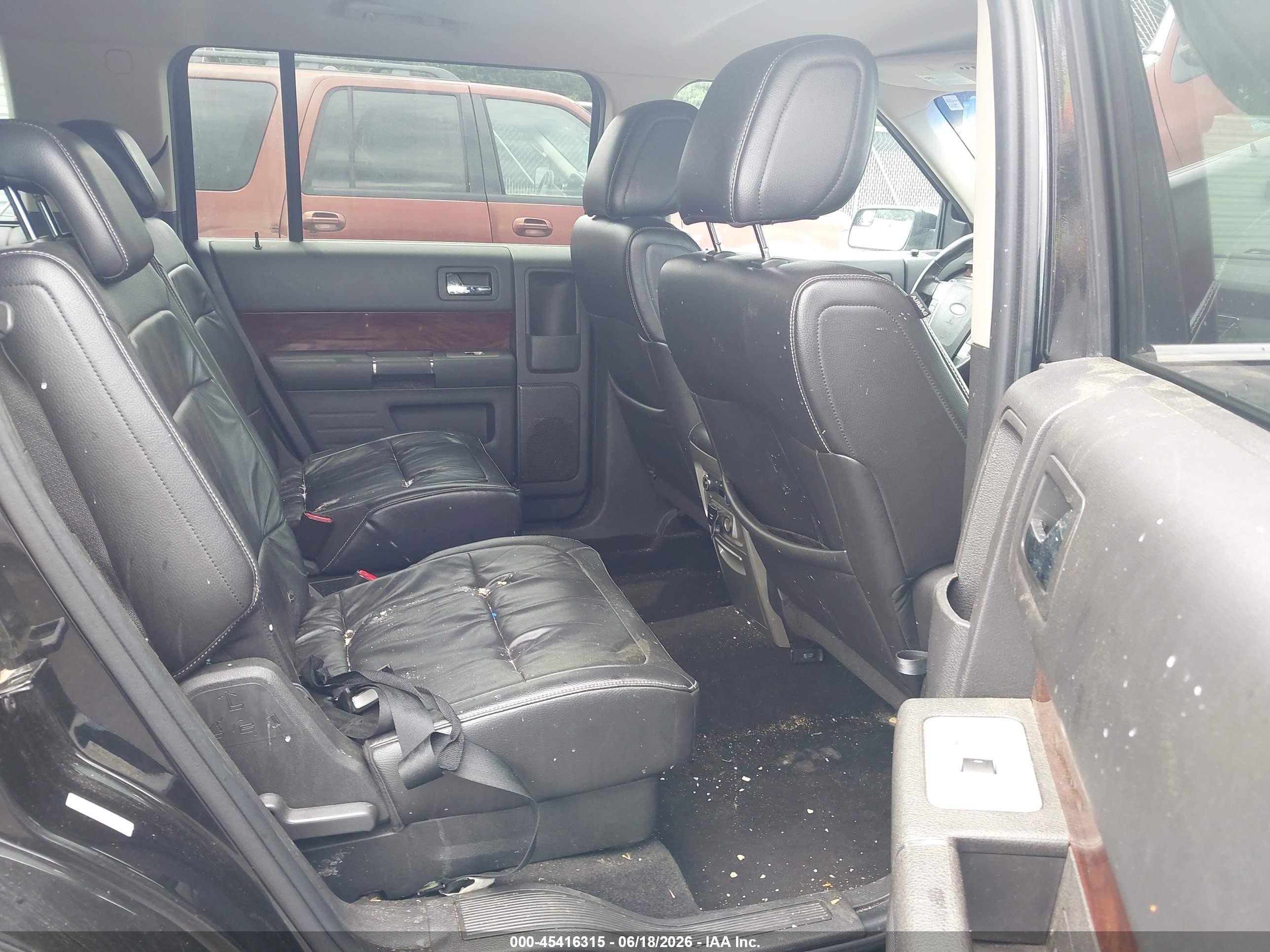 2010 Ford Flex Sel Black vin: 2FMGK5CC9ABA38799
