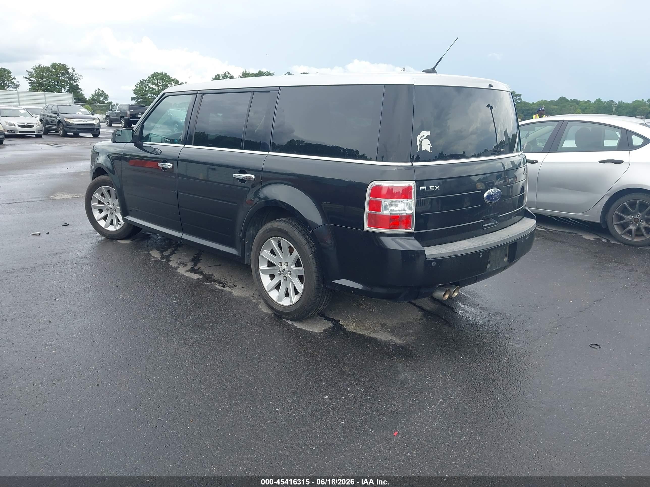 2010 Ford Flex Sel Black vin: 2FMGK5CC9ABA38799