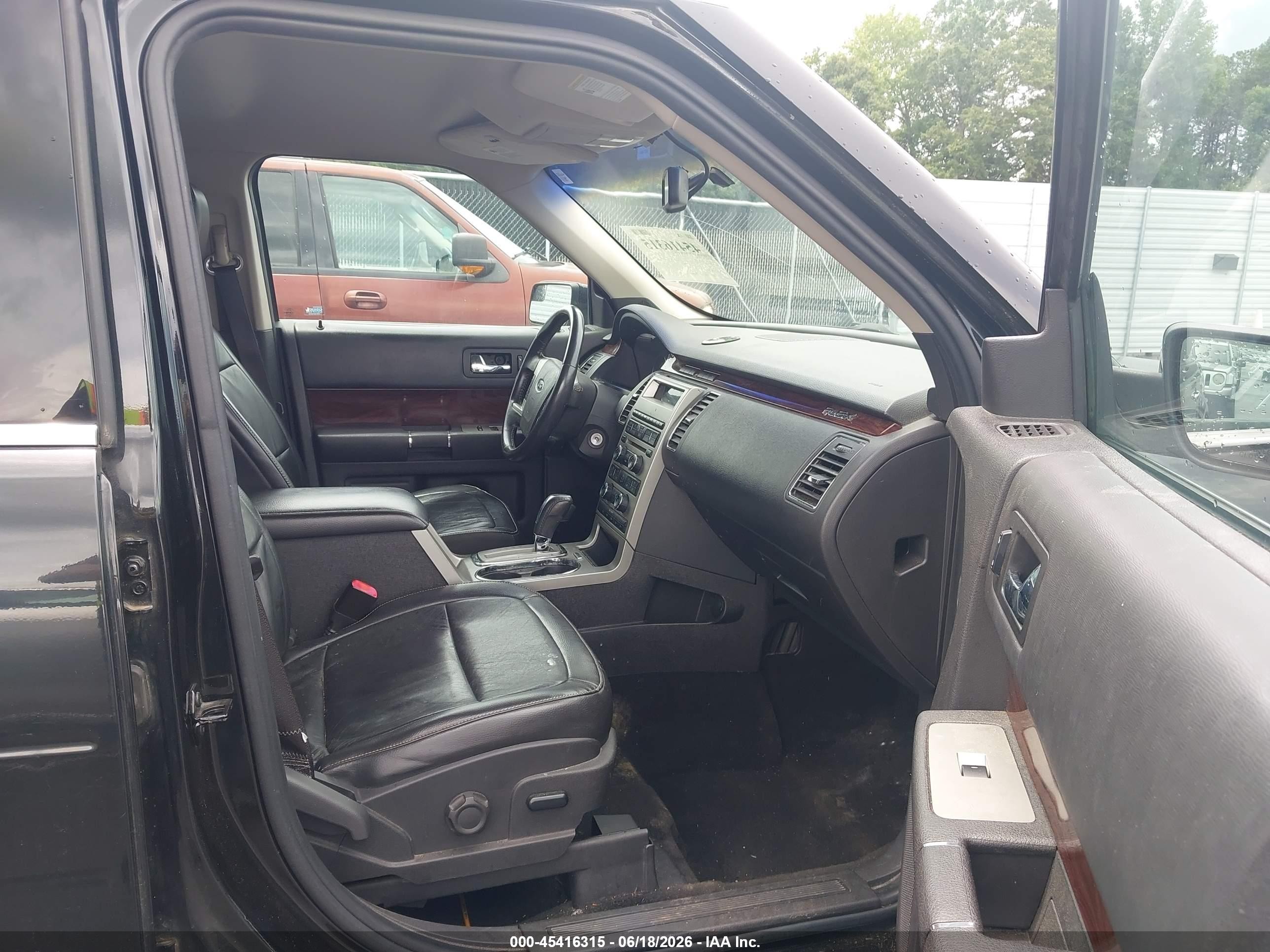 2010 Ford Flex Sel Black vin: 2FMGK5CC9ABA38799