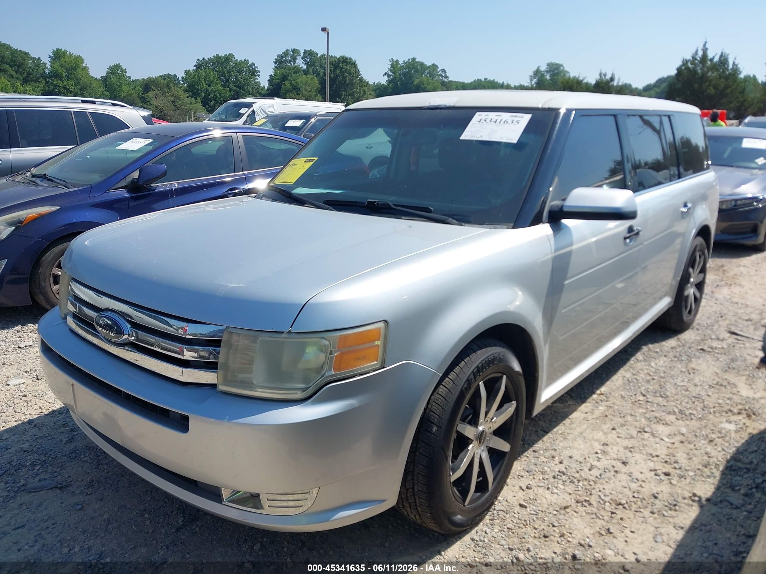 2010 Ford Flex Sel Silver vin: 2FMGK5CC9ABA47163