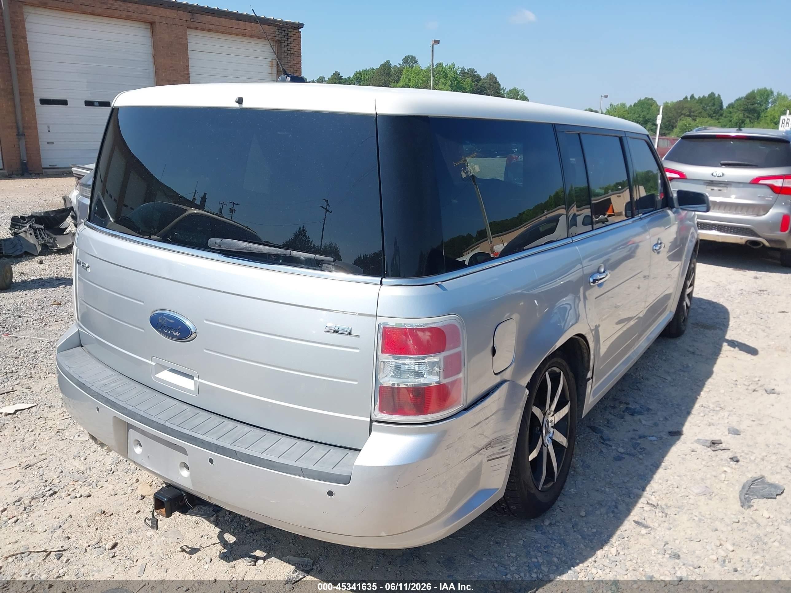 2010 Ford Flex Sel Silver vin: 2FMGK5CC9ABA47163