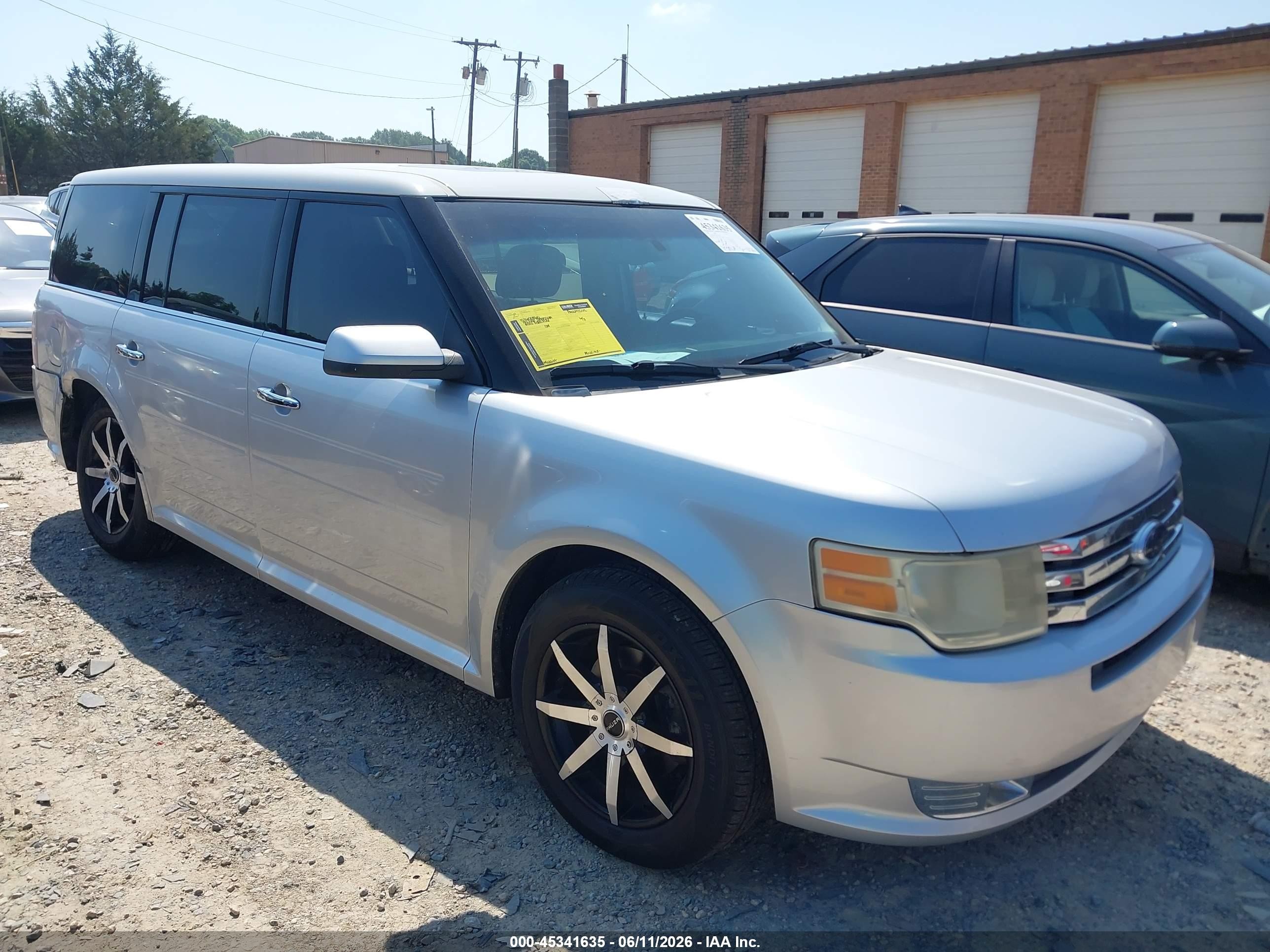 2010 Ford Flex Sel Silver vin: 2FMGK5CC9ABA47163