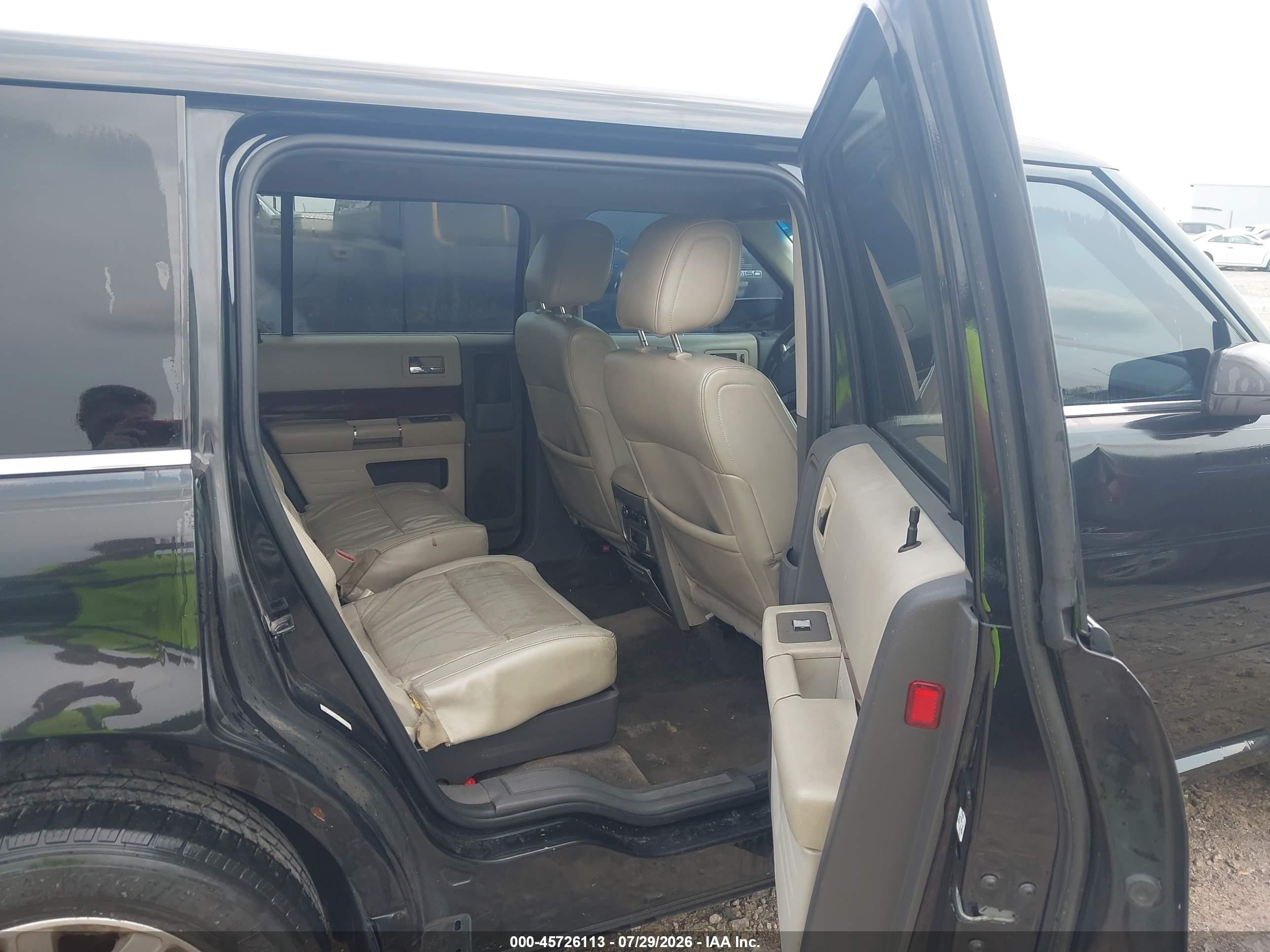 2010 Ford Flex Sel Black vin: 2FMGK5CC9ABA47177