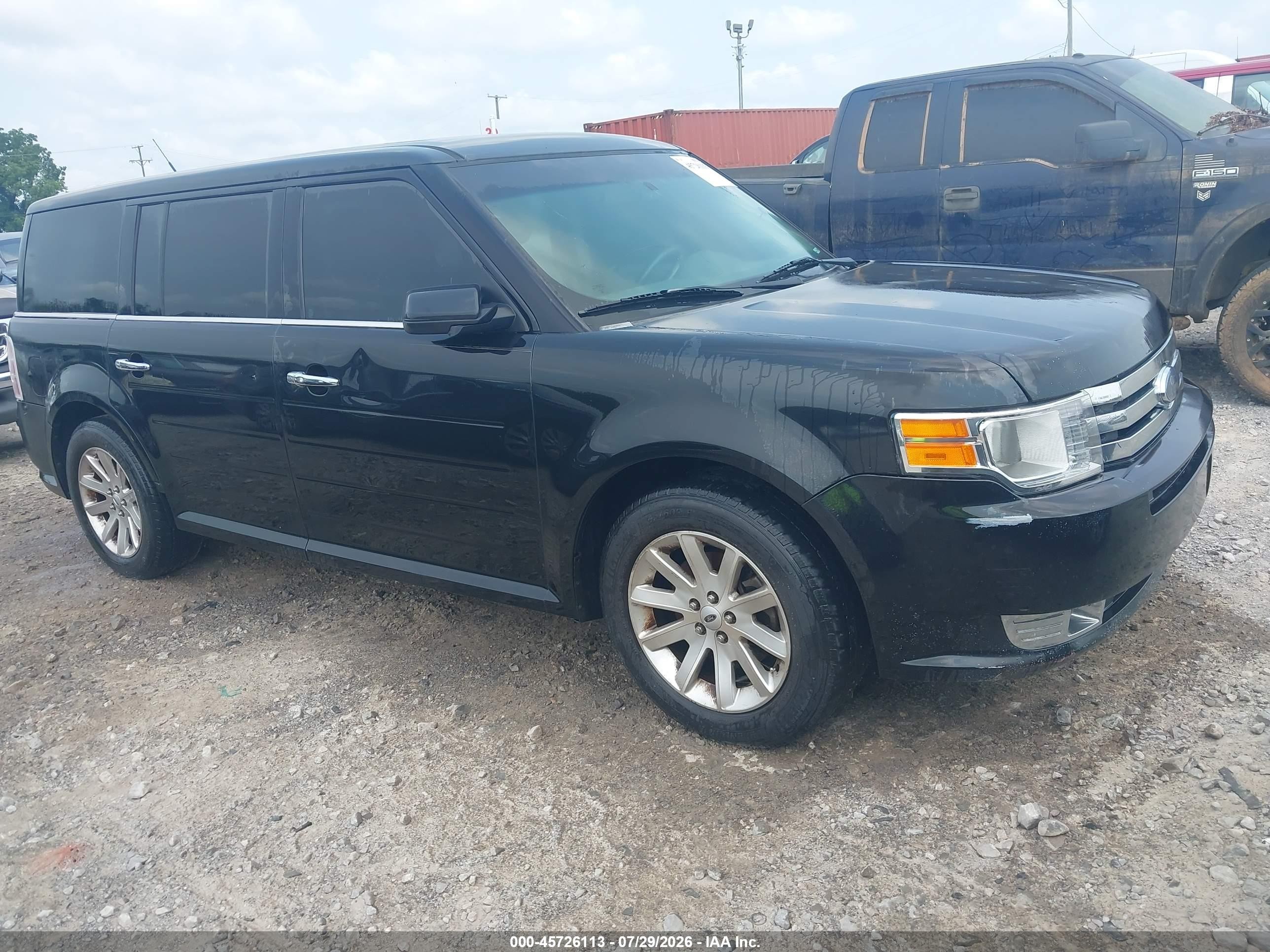 2010 Ford Flex Sel Black vin: 2FMGK5CC9ABA47177