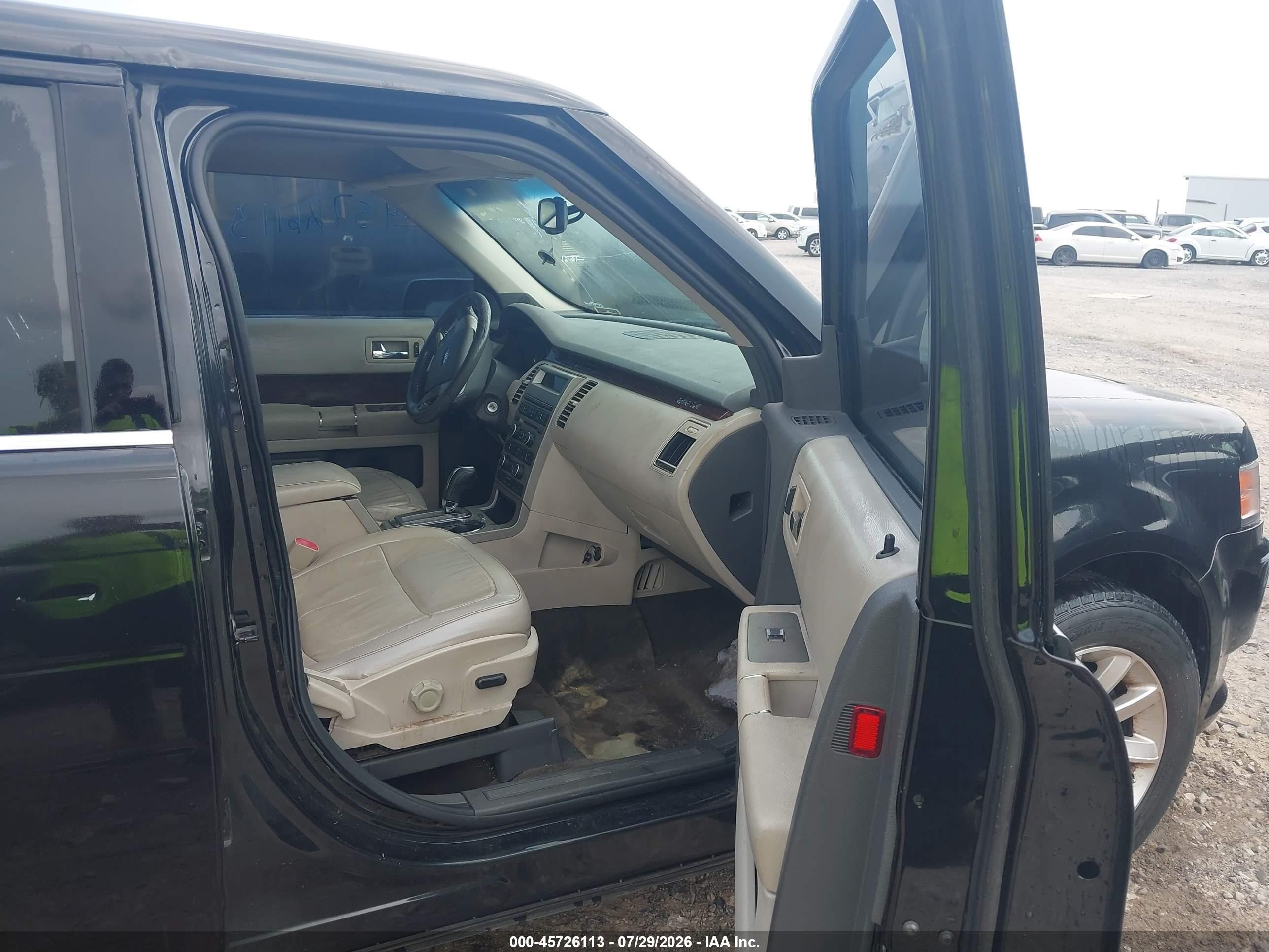 2010 Ford Flex Sel Black vin: 2FMGK5CC9ABA47177