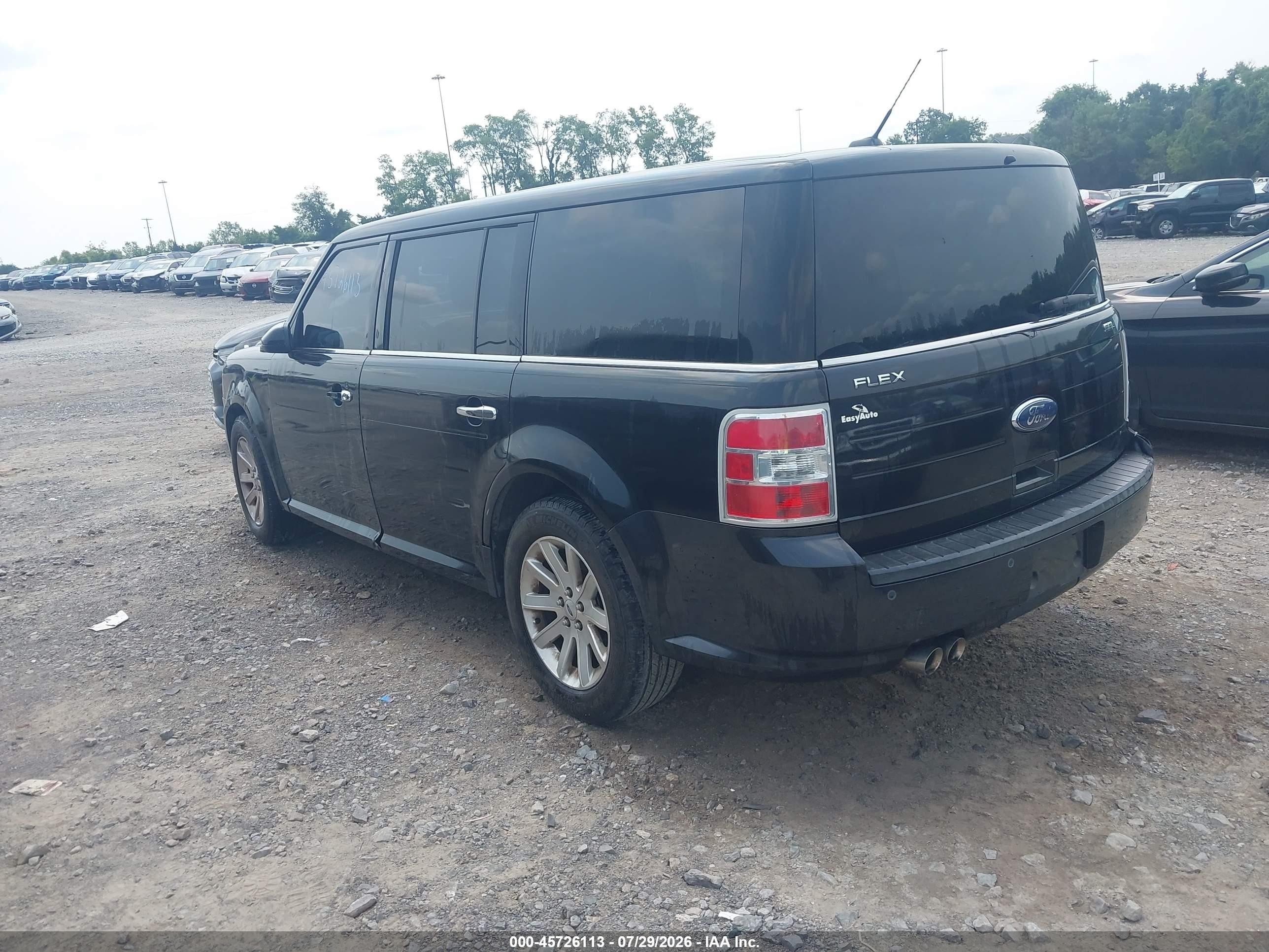 2010 Ford Flex Sel Black vin: 2FMGK5CC9ABA47177